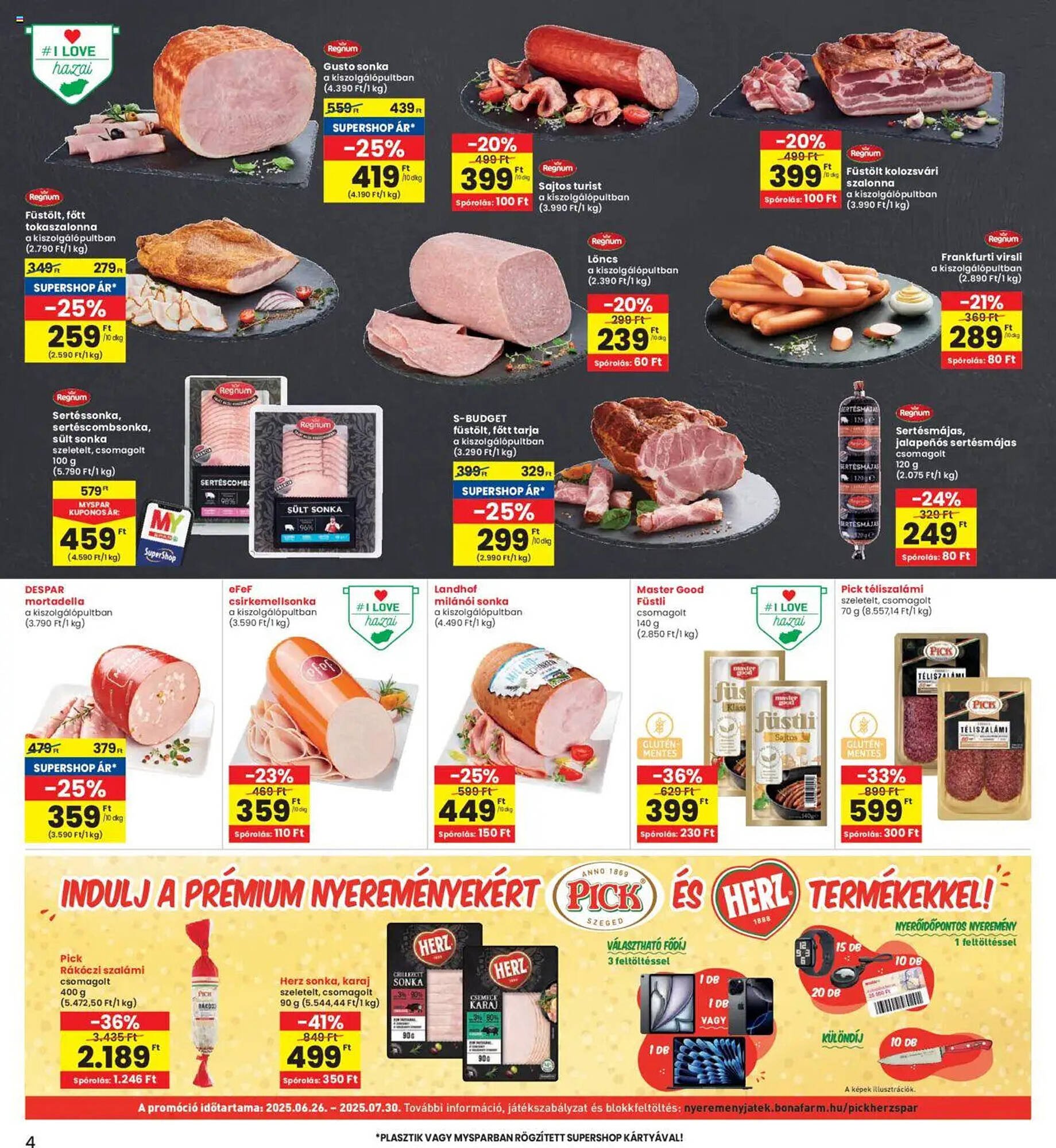 Interspar akciós újság (2025-07-24 - 2025-07-30)