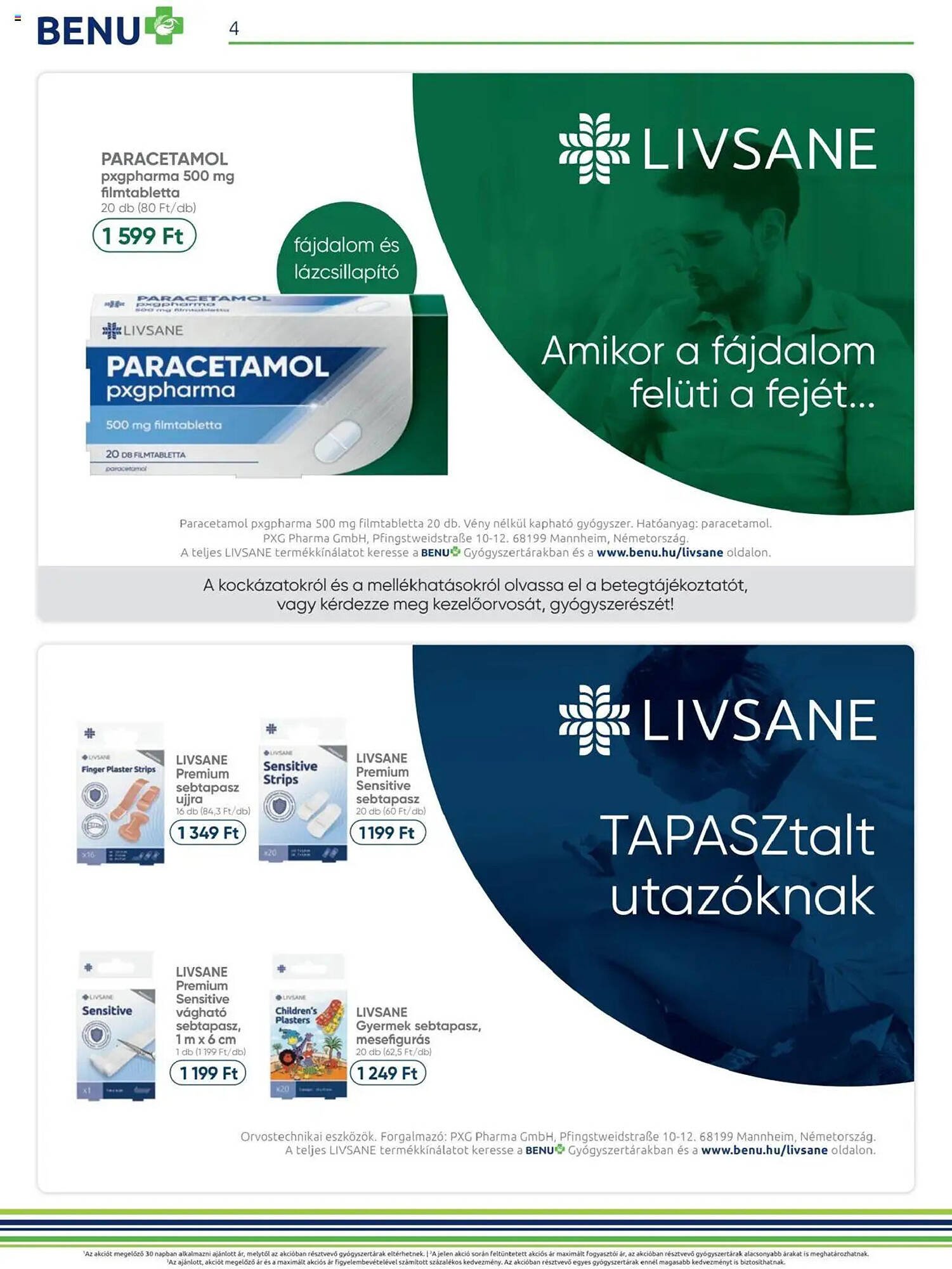 Benu Gyógyszertárak akciós újság (2025-07-01 - 2025-07-31)