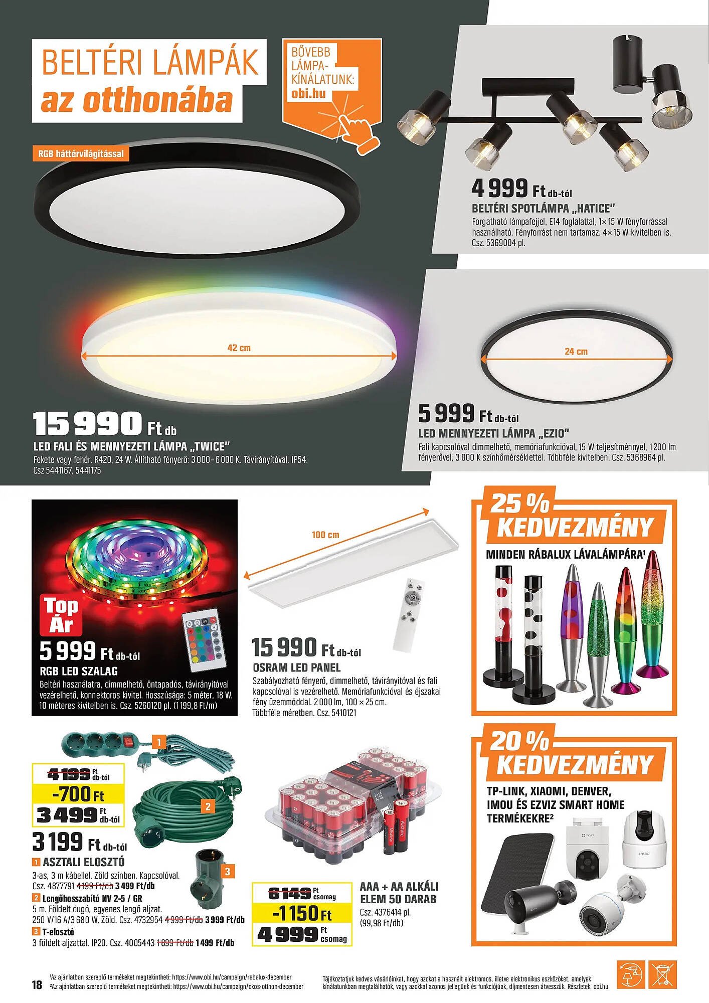 OBI akciós újság (2025-12-02 - 2025-12-23)