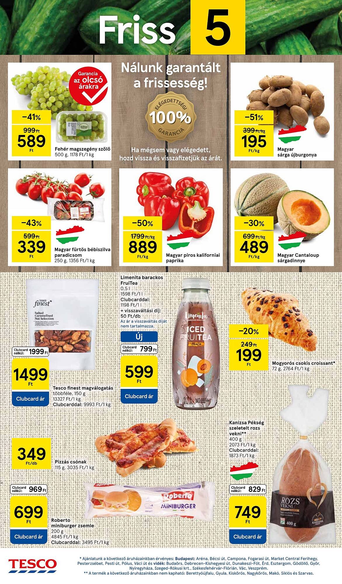 Tesco akciós újság (2025-08-14 - 2025-08-20)