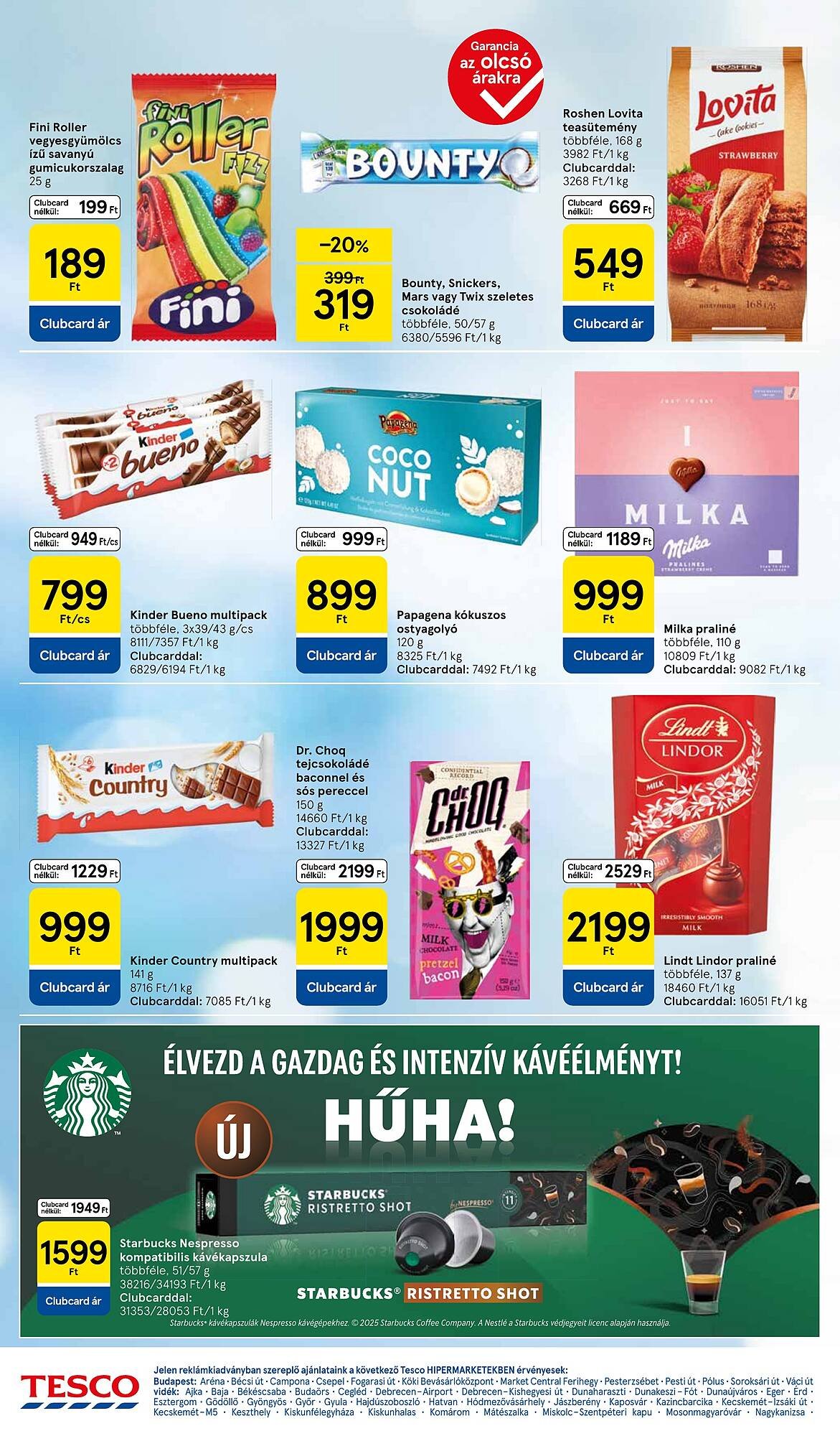 Tesco akciós újság (2025-08-14 - 2025-08-20)