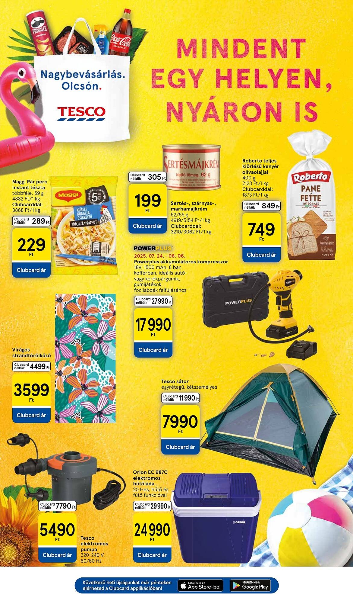 Tesco akciós újság (2025-07-24 - 2025-07-30)