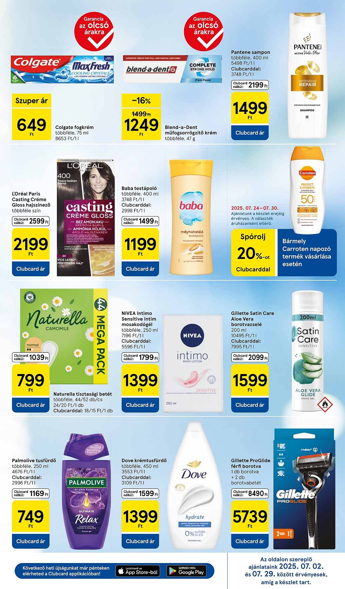 Tesco akciós újság (2025-07-24 - 2025-07-30)