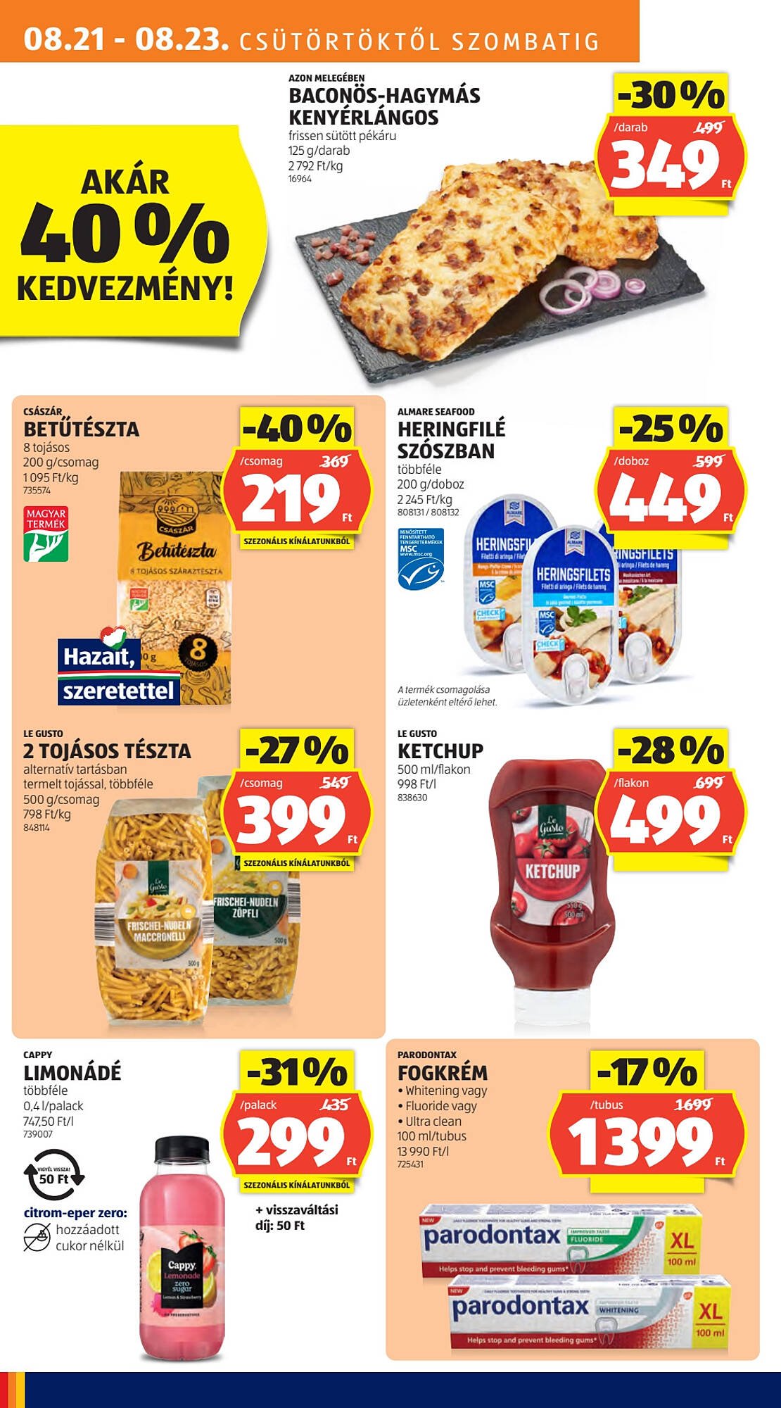 ALDI akciós újság (2025-08-21 - 2025-08-27)