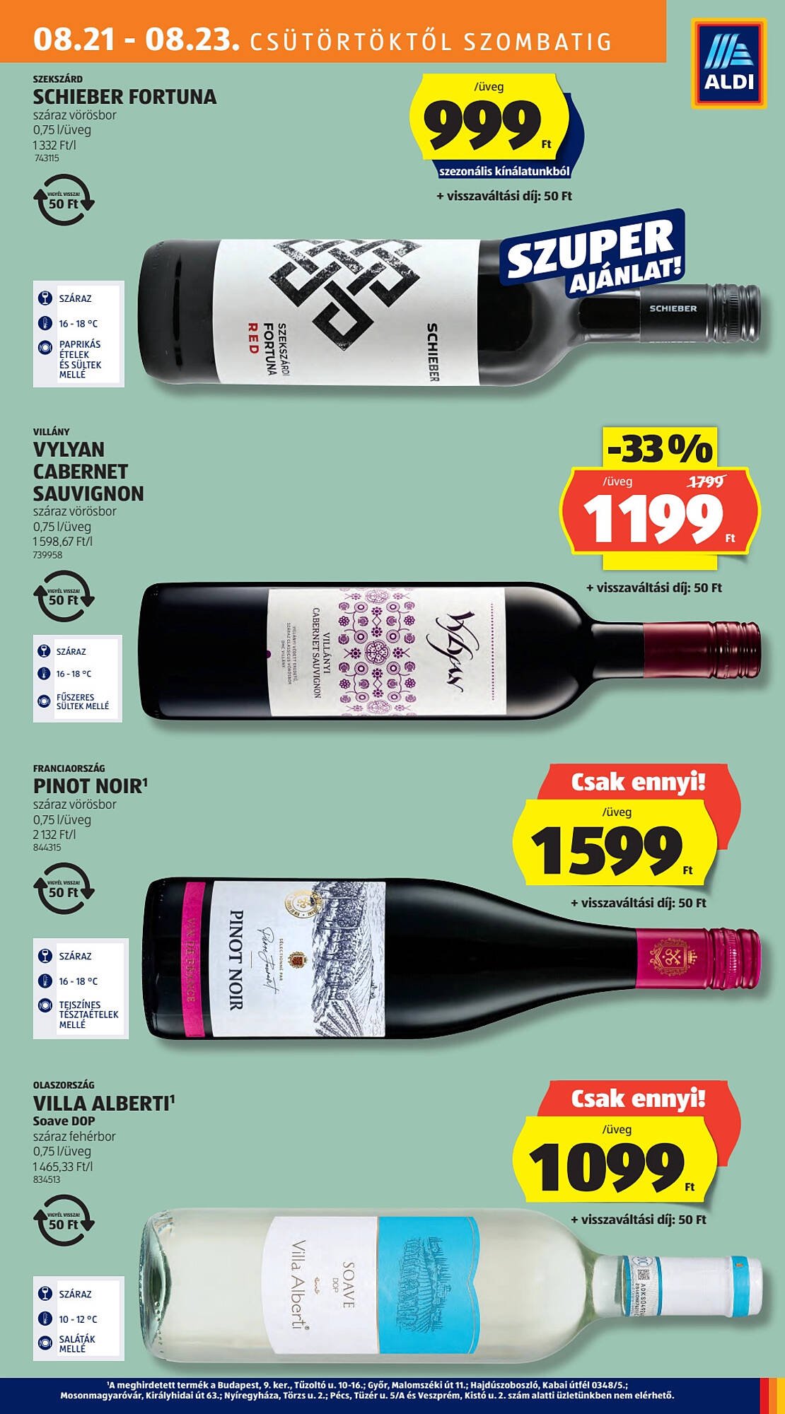 ALDI akciós újság (2025-08-21 - 2025-08-27)
