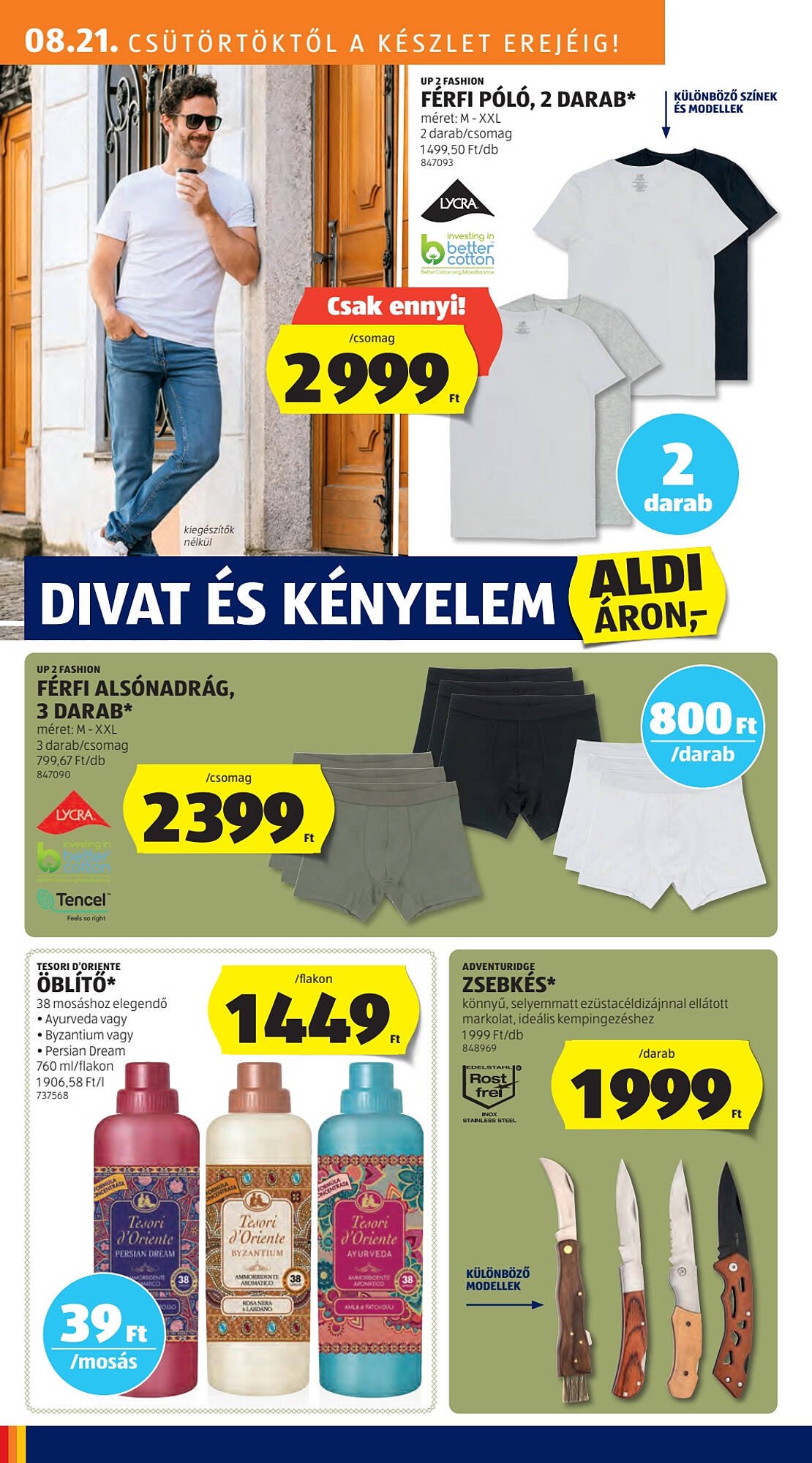 ALDI akciós újság (2025-08-21 - 2025-08-27)