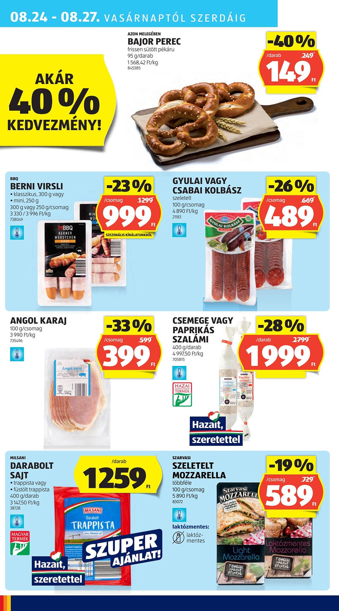 ALDI akciós újság (2025-08-21 - 2025-08-27)