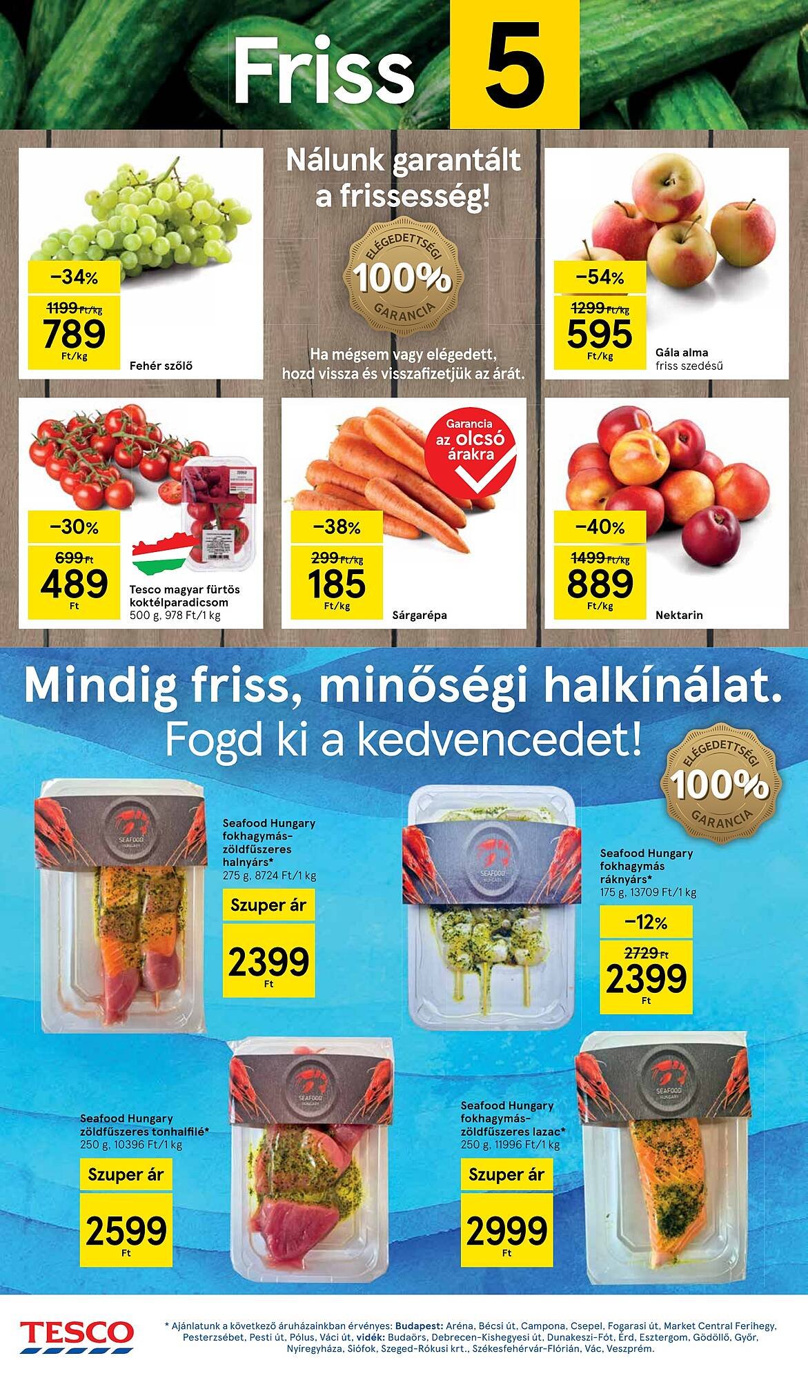 Tesco akciós újság (2025-08-21 - 2025-08-27)