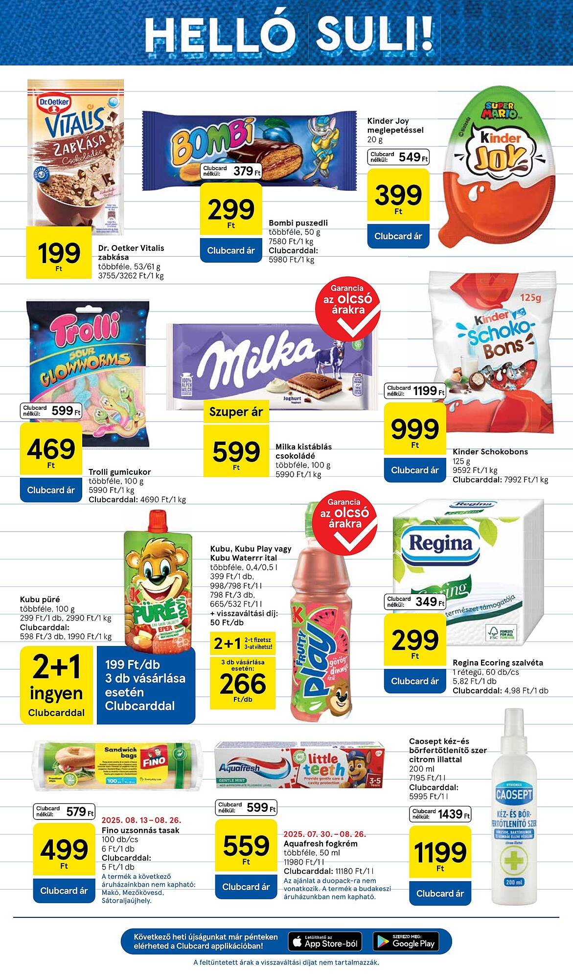 Tesco akciós újság (2025-08-21 - 2025-08-27)