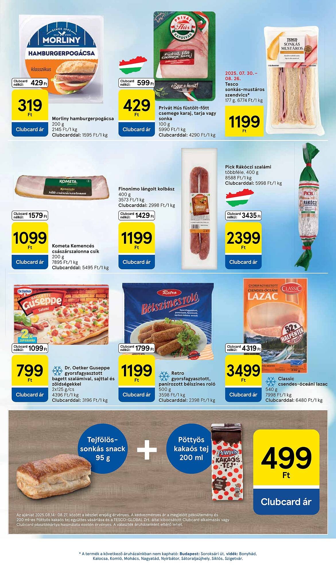 Tesco akciós újság (2025-08-21 - 2025-08-27)