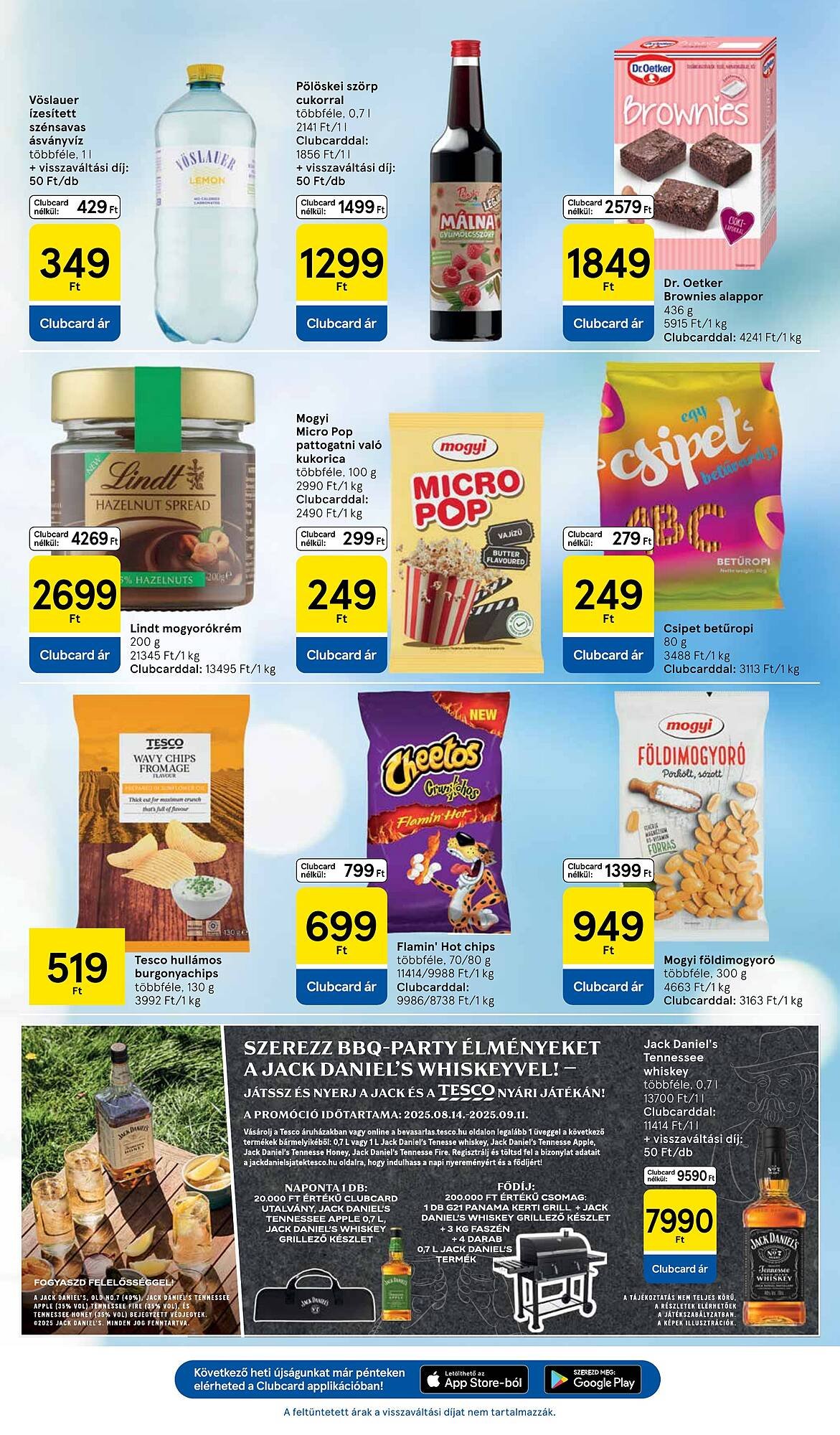 Tesco akciós újság (2025-08-21 - 2025-08-27)