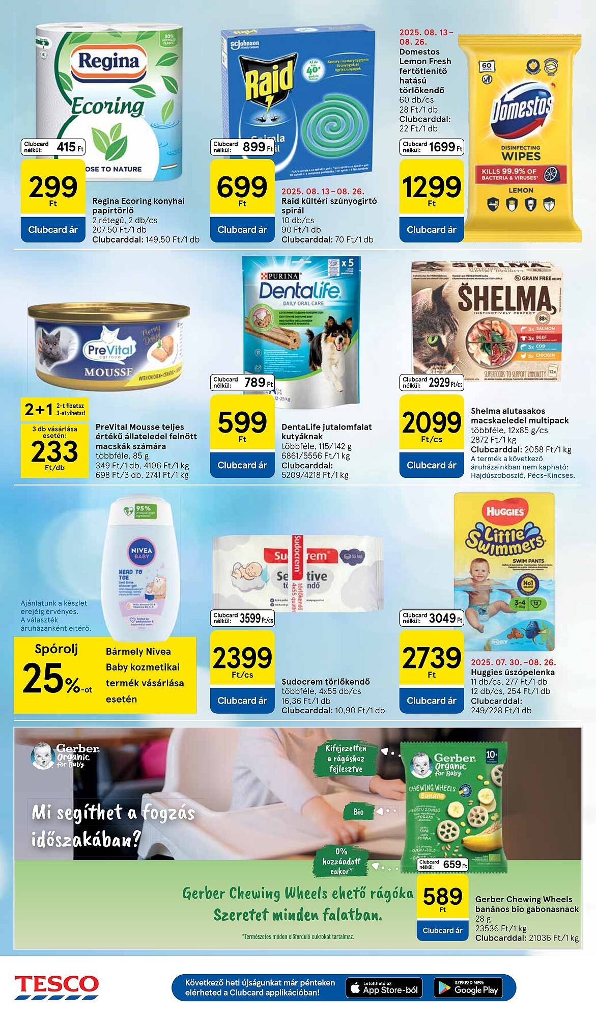Tesco akciós újság (2025-08-21 - 2025-08-27)