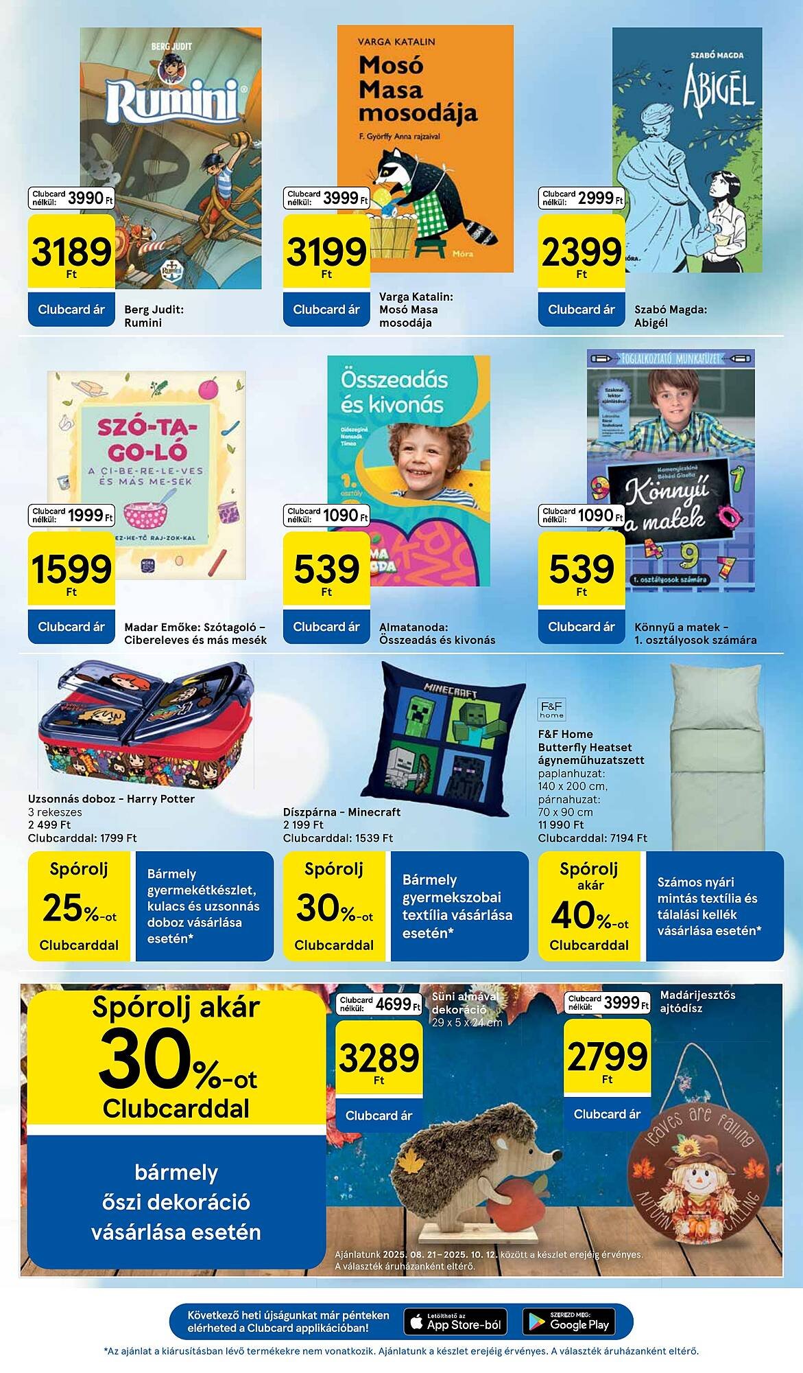 Tesco akciós újság (2025-08-21 - 2025-08-27)