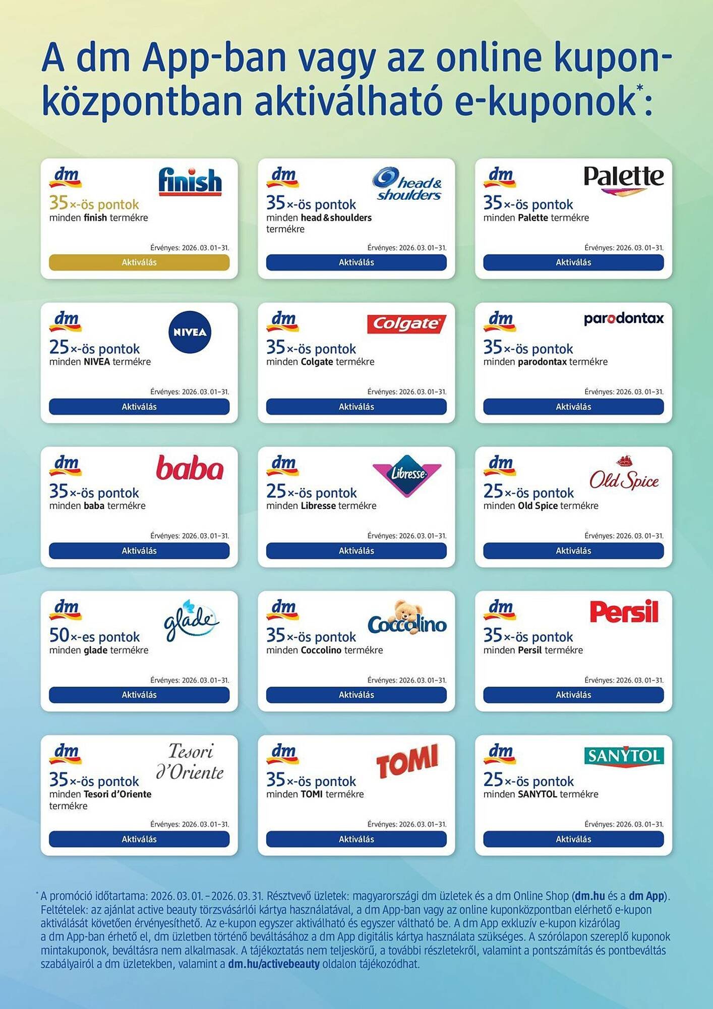DM akciós újság (2026-03-01 - 2026-03-31)