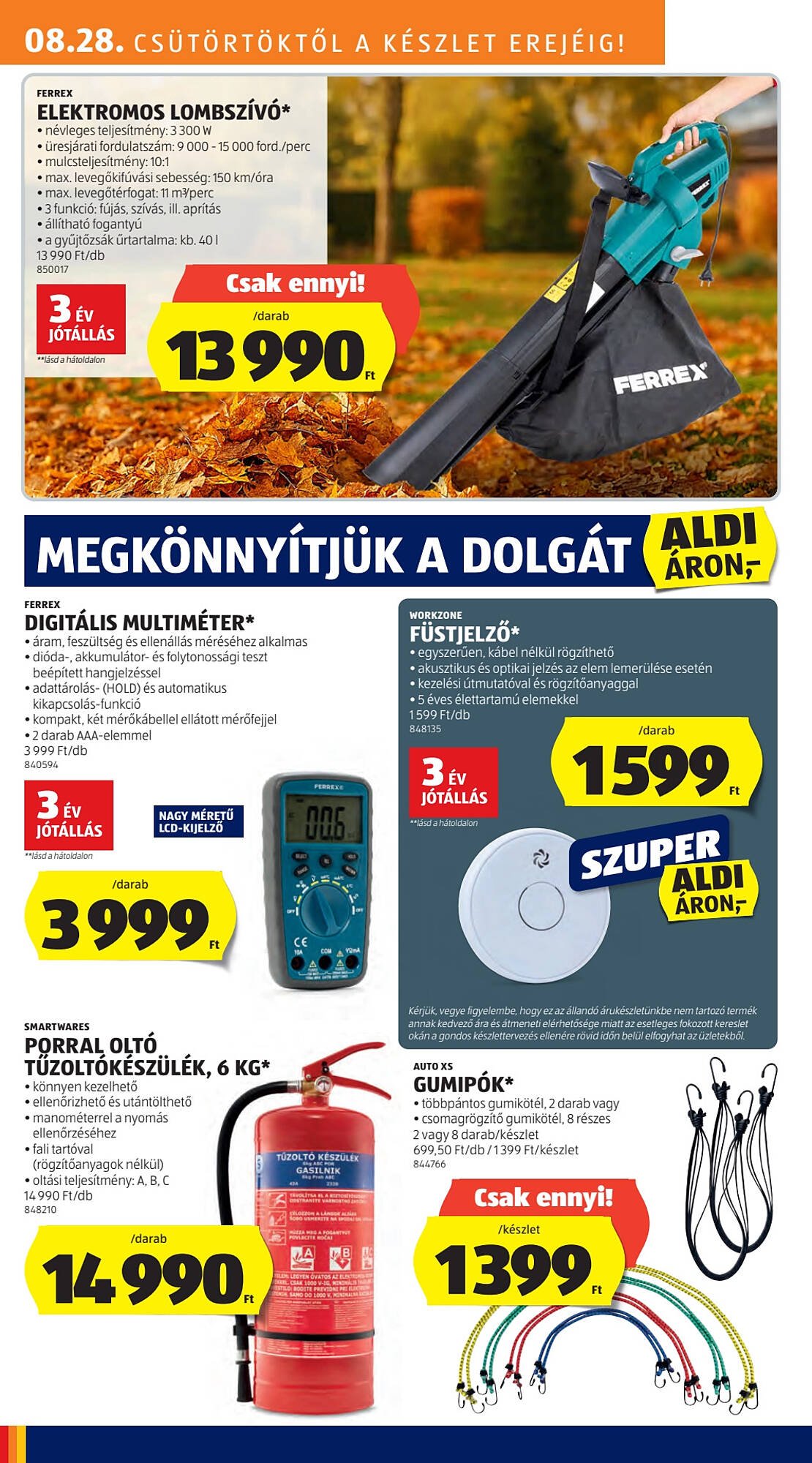 ALDI akciós újság (2025-08-28 - 2025-09-03)