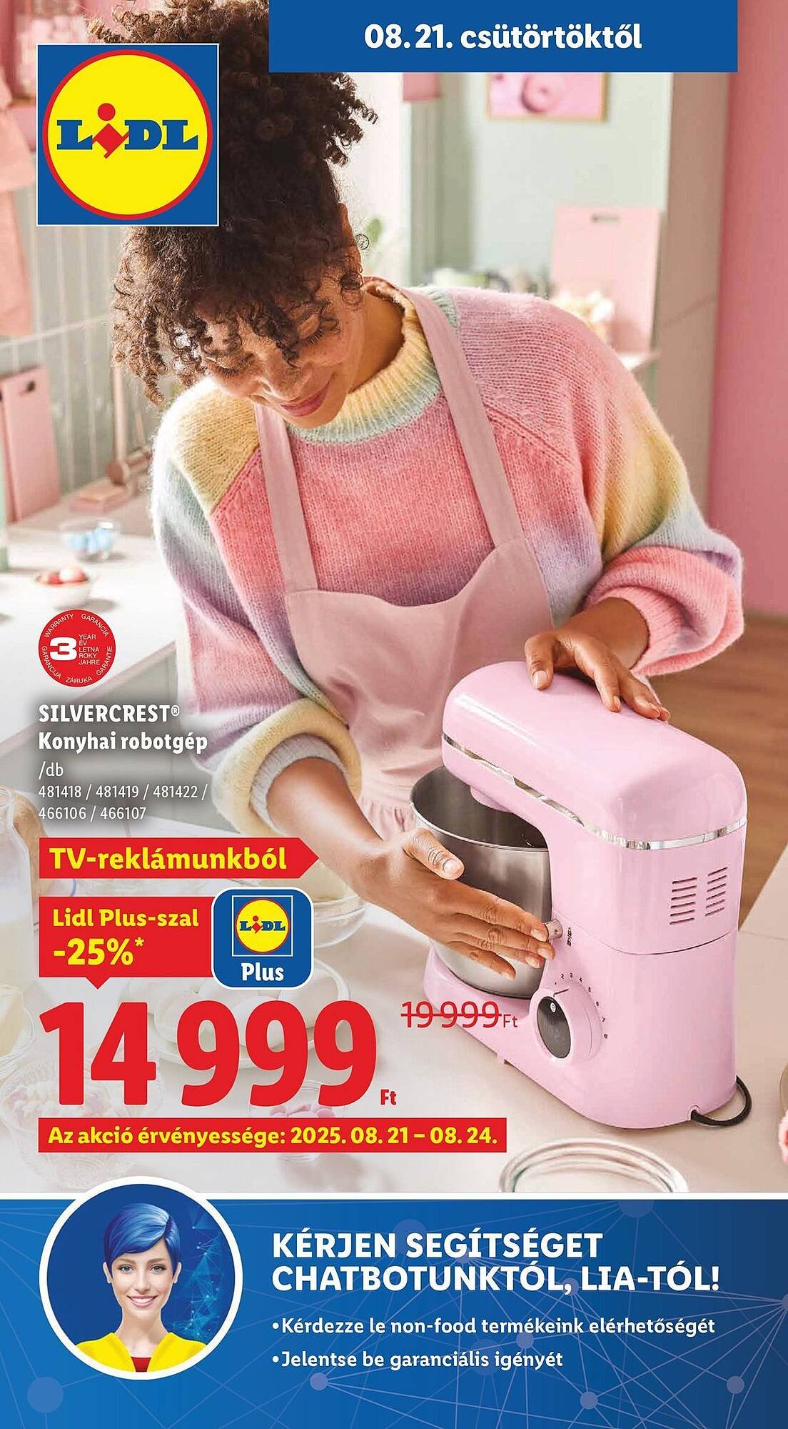 Lidl akciós újság (2025-08-21 - 2025-08-27)