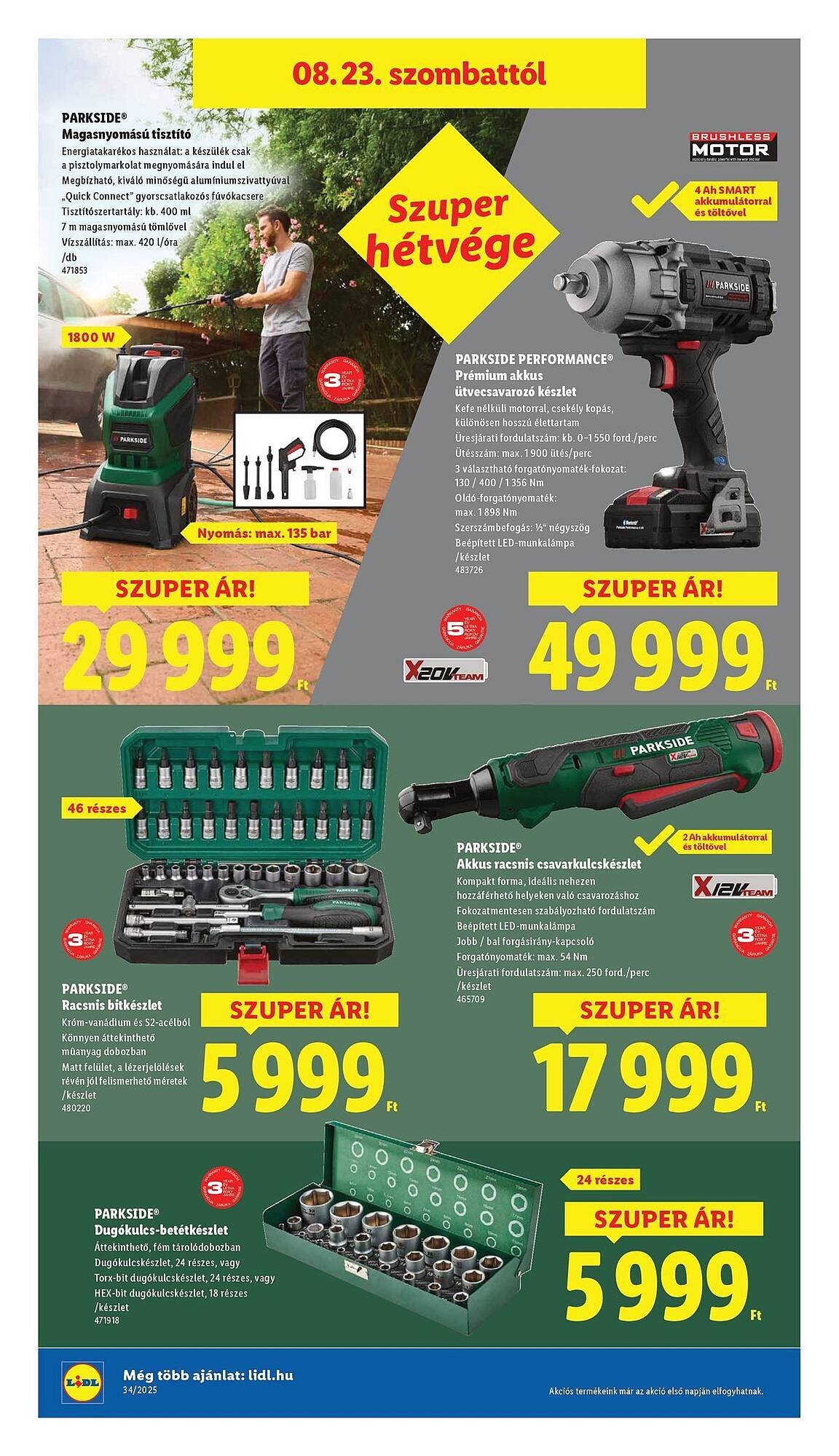 Lidl akciós újság (2025-08-21 - 2025-08-27)