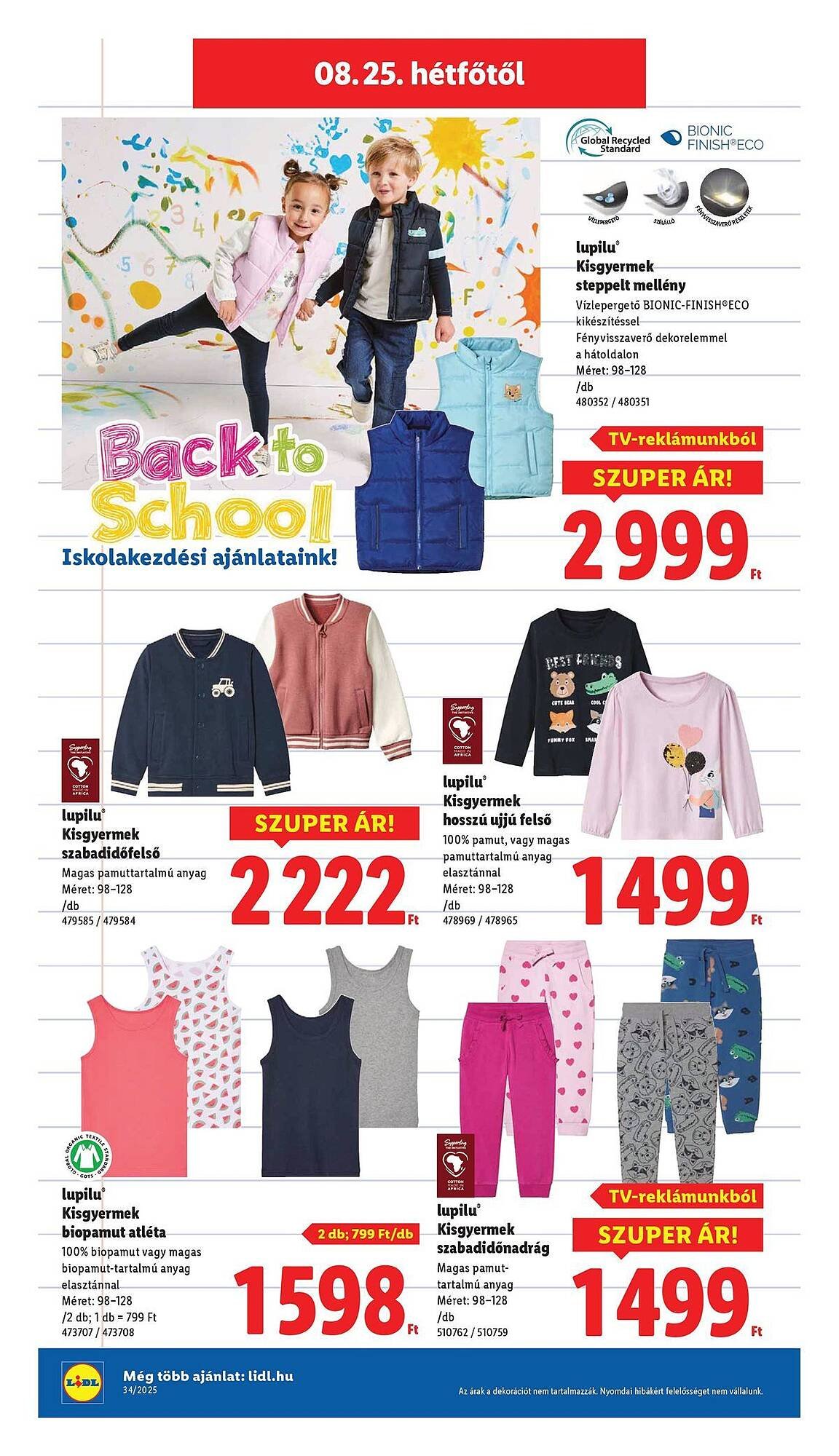 Lidl akciós újság (2025-08-21 - 2025-08-27)