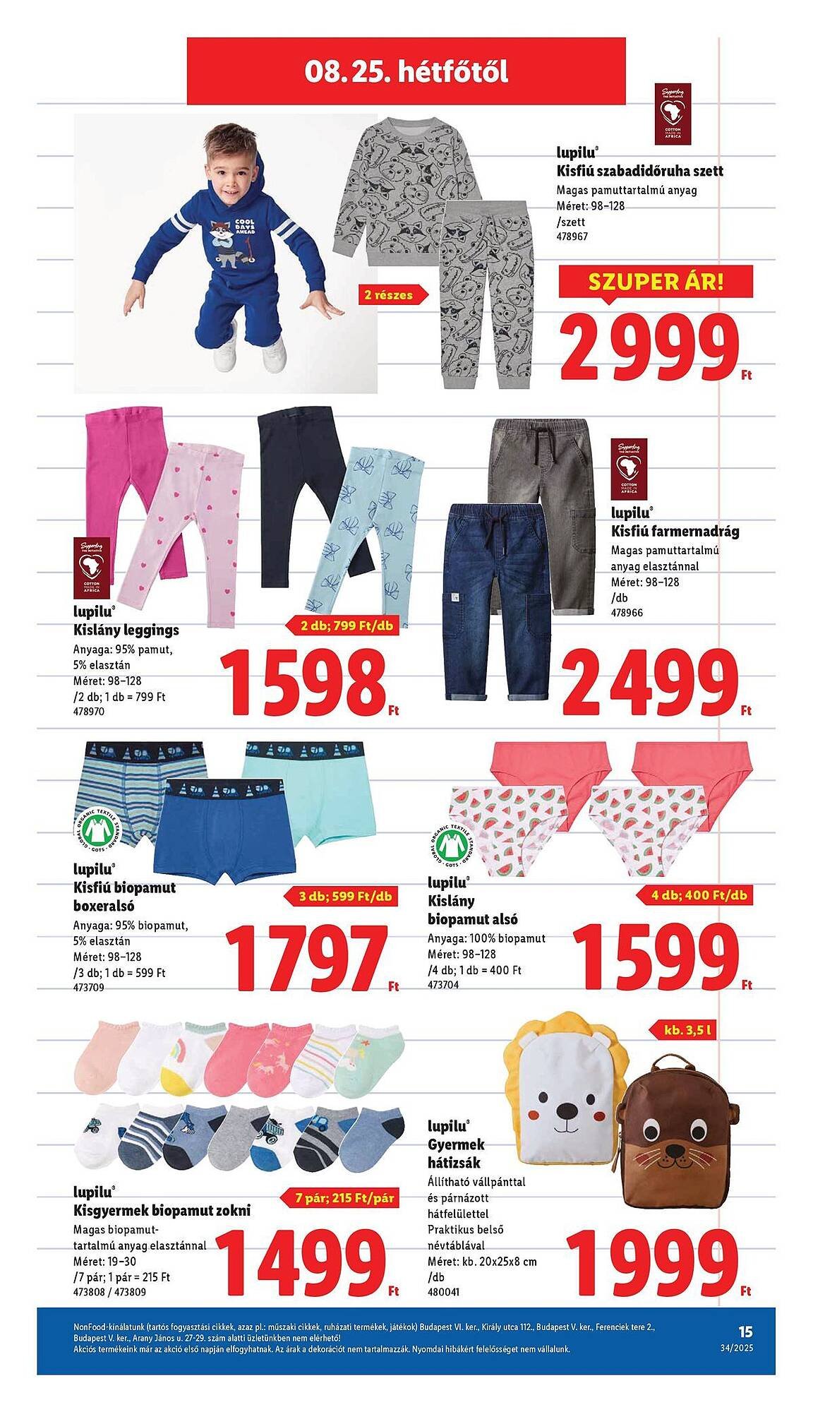 Lidl akciós újság (2025-08-21 - 2025-08-27)