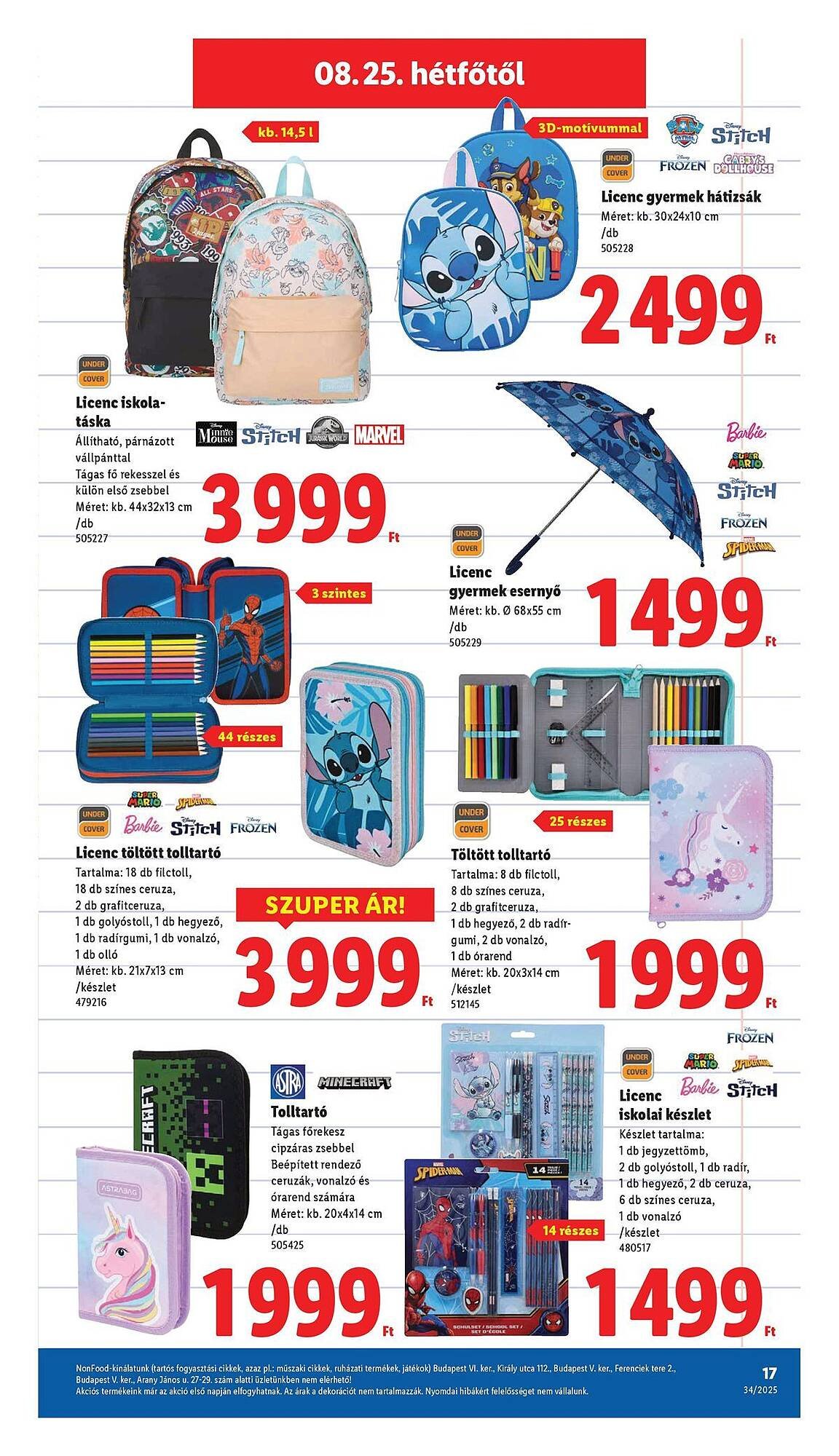 Lidl akciós újság (2025-08-21 - 2025-08-27)