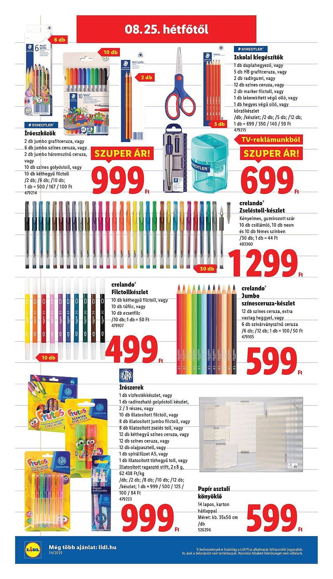 Lidl akciós újság (2025-08-21 - 2025-08-27)