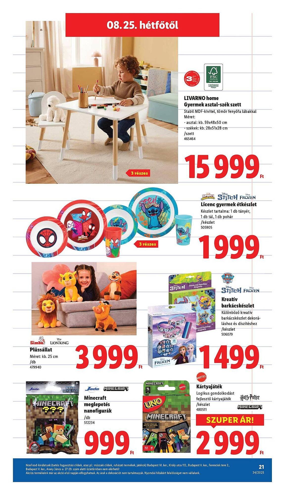 Lidl akciós újság (2025-08-21 - 2025-08-27)