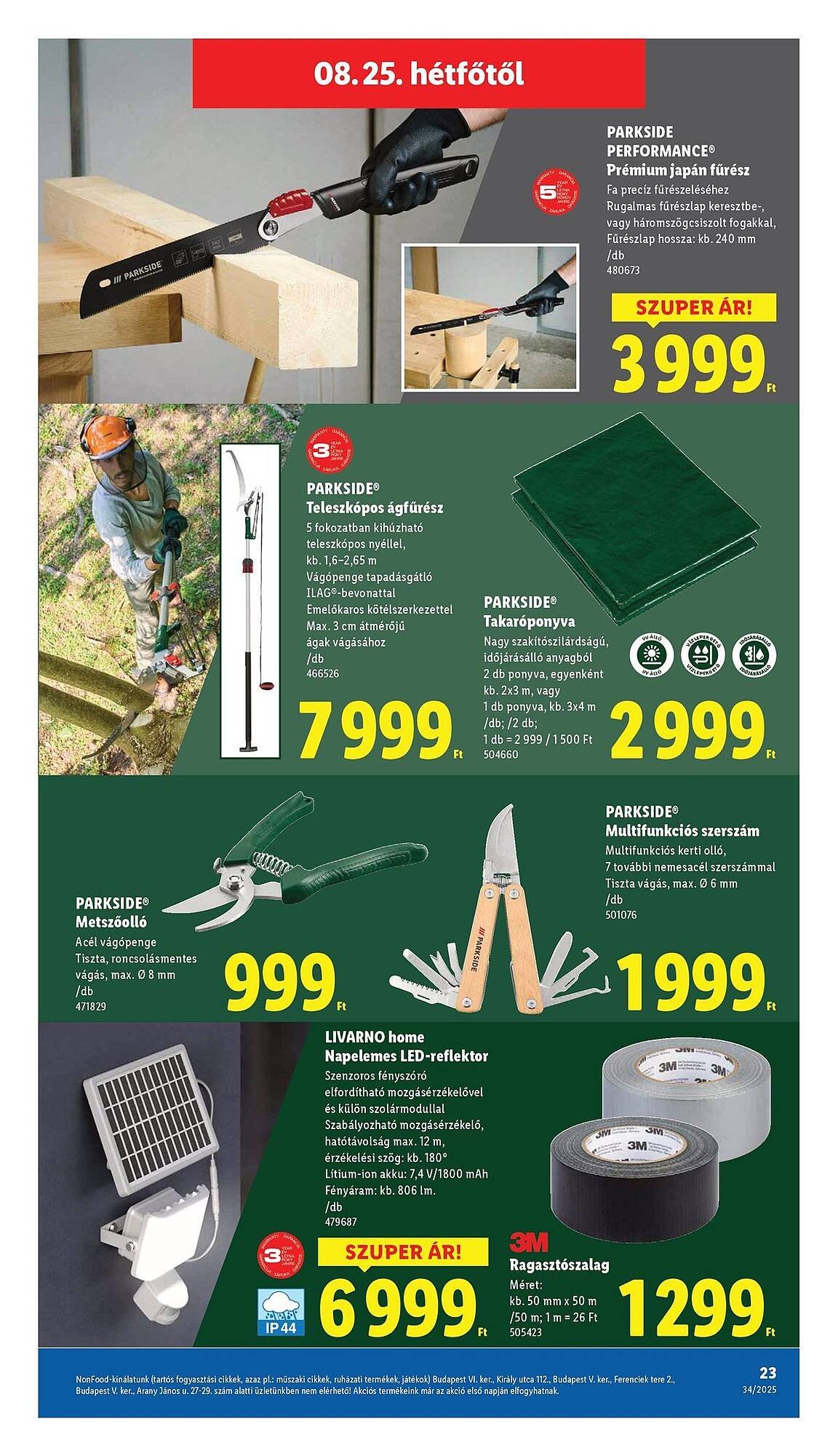 Lidl akciós újság (2025-08-21 - 2025-08-27)