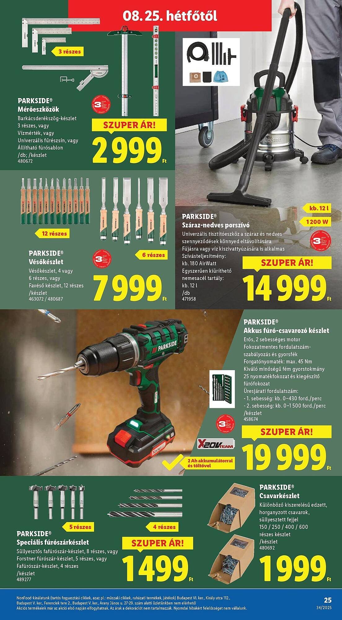 Lidl akciós újság (2025-08-21 - 2025-08-27)