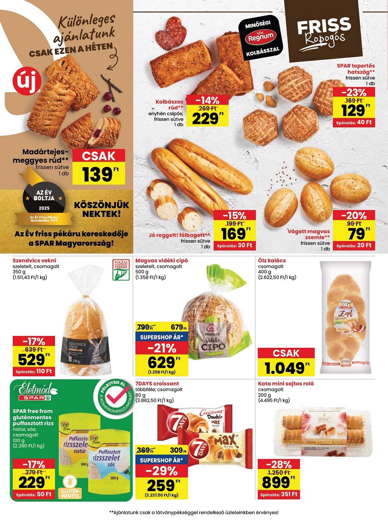 Spar akciós újság (2025-08-21 - 2025-08-27)