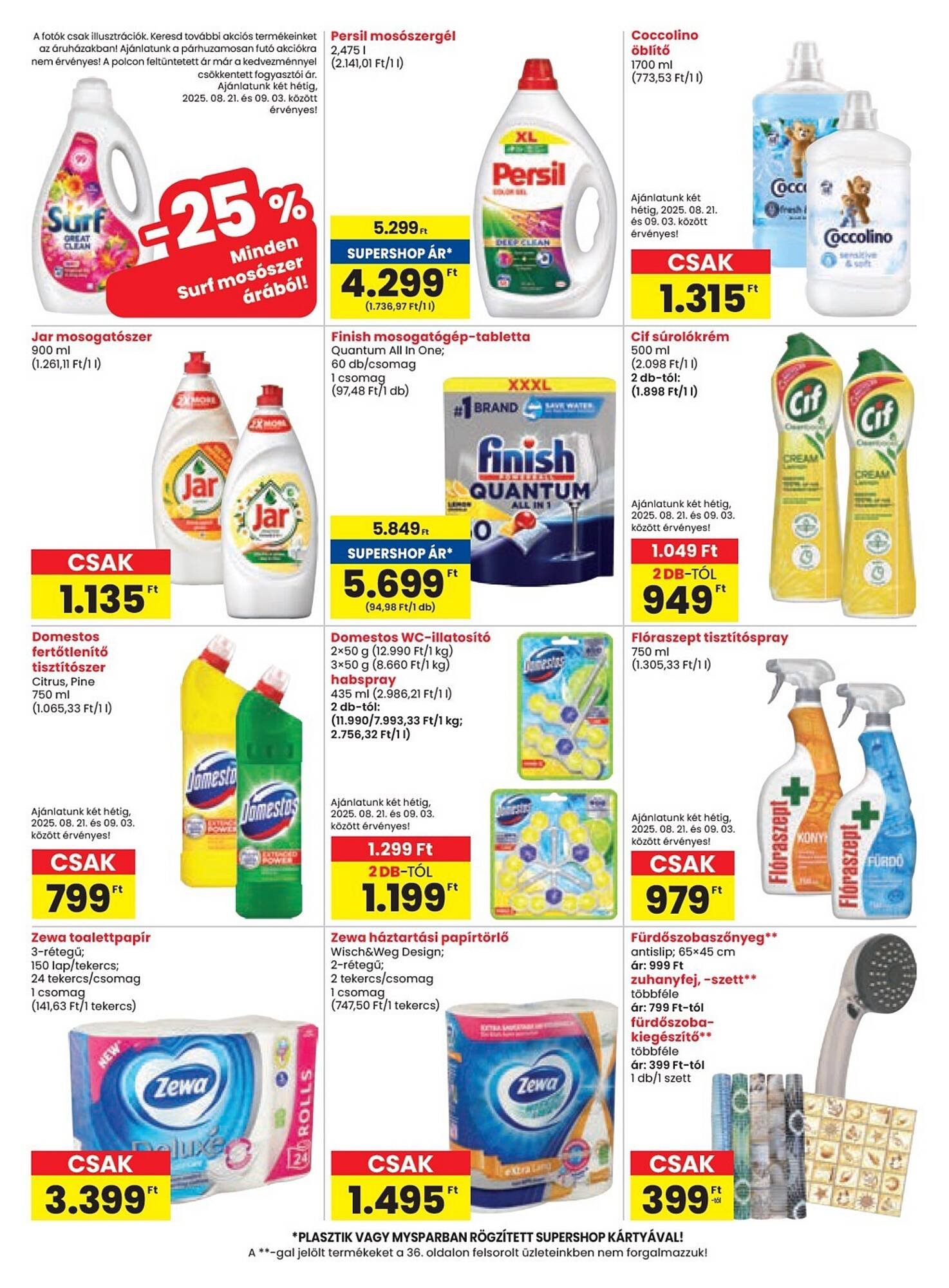 Spar akciós újság (2025-08-21 - 2025-08-27)