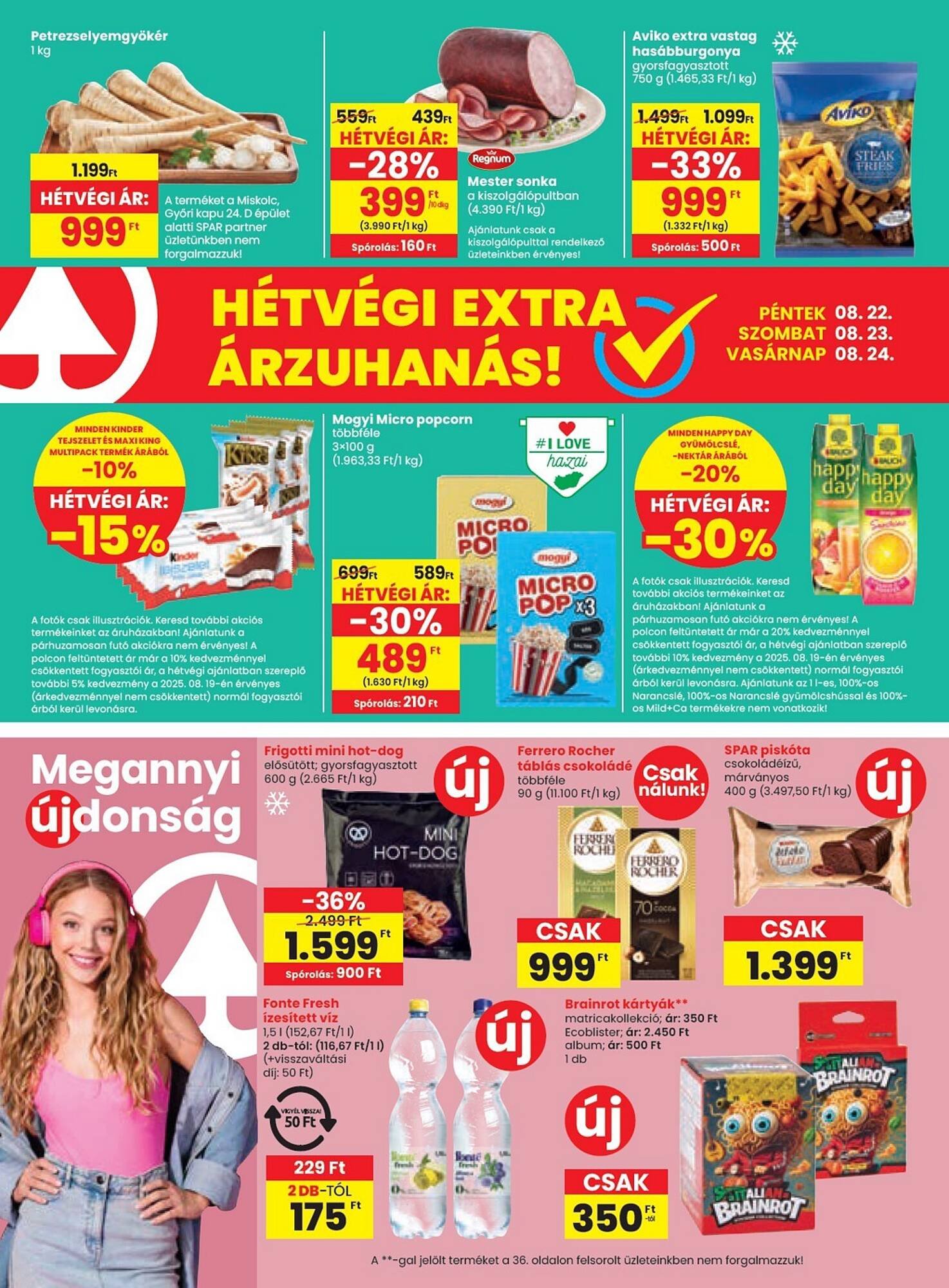 Spar akciós újság (2025-08-21 - 2025-08-27)