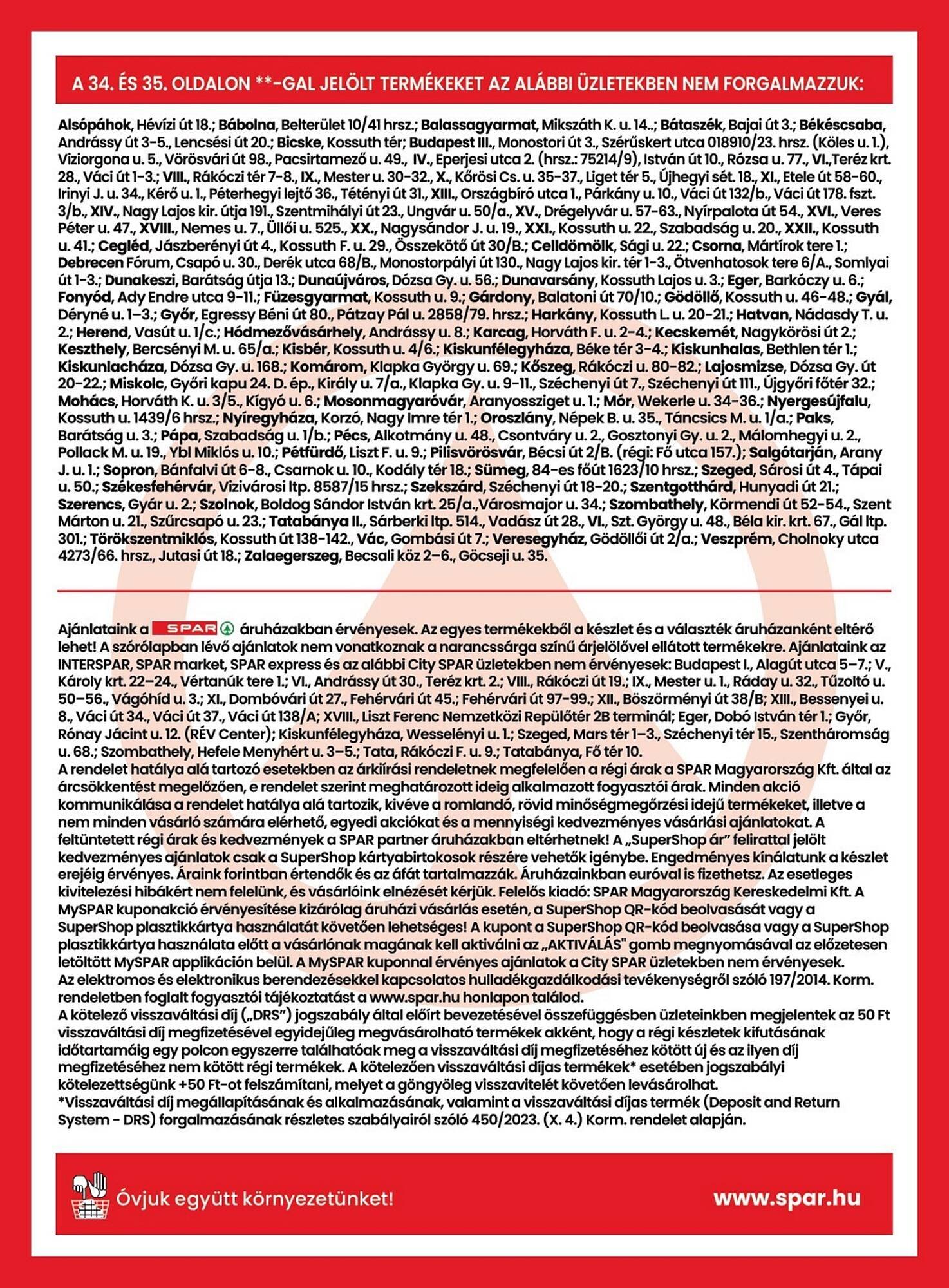 Spar akciós újság (2025-08-21 - 2025-08-27)
