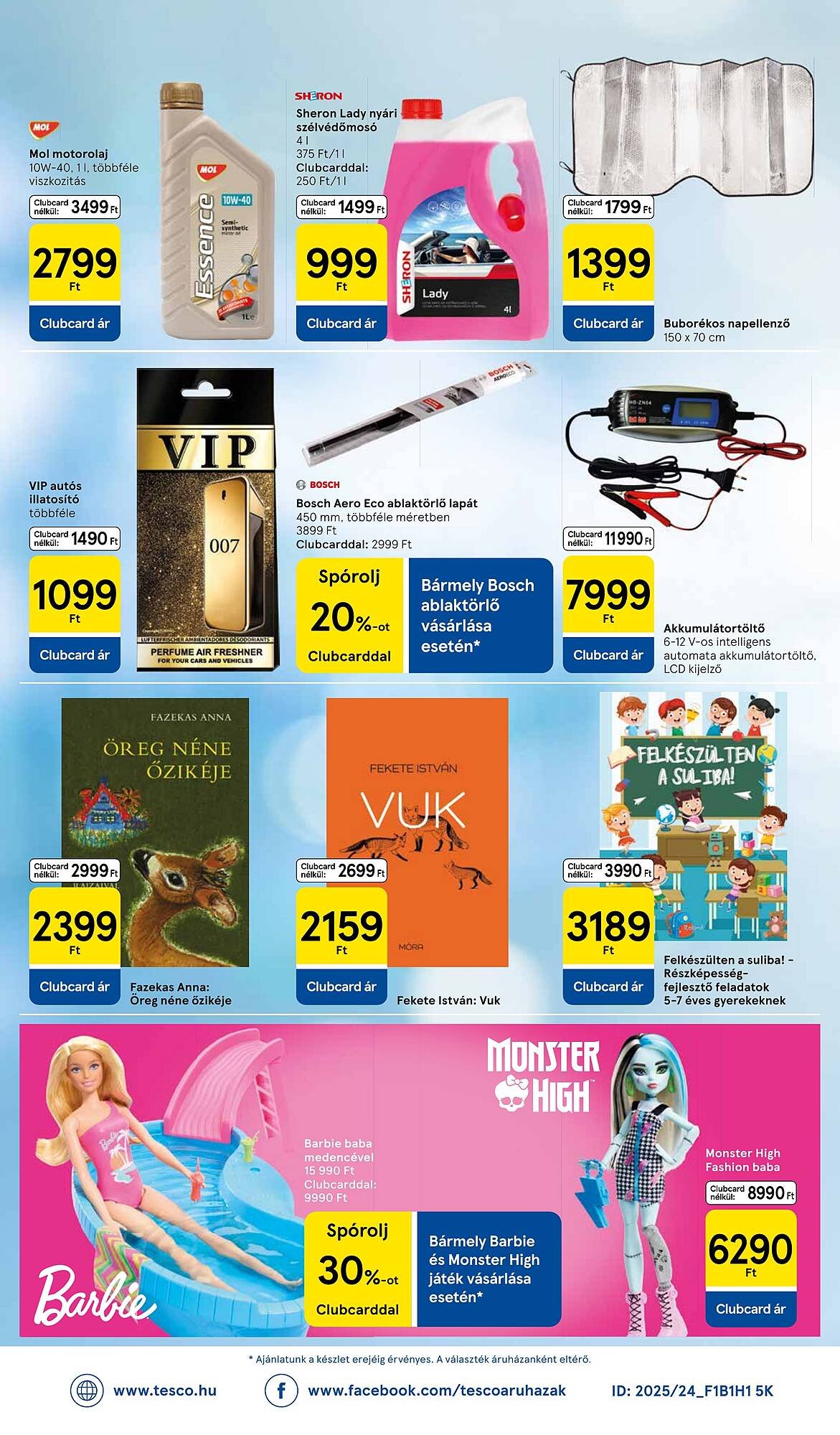 Tesco akciós újság (2025-08-07 - 2025-08-13)