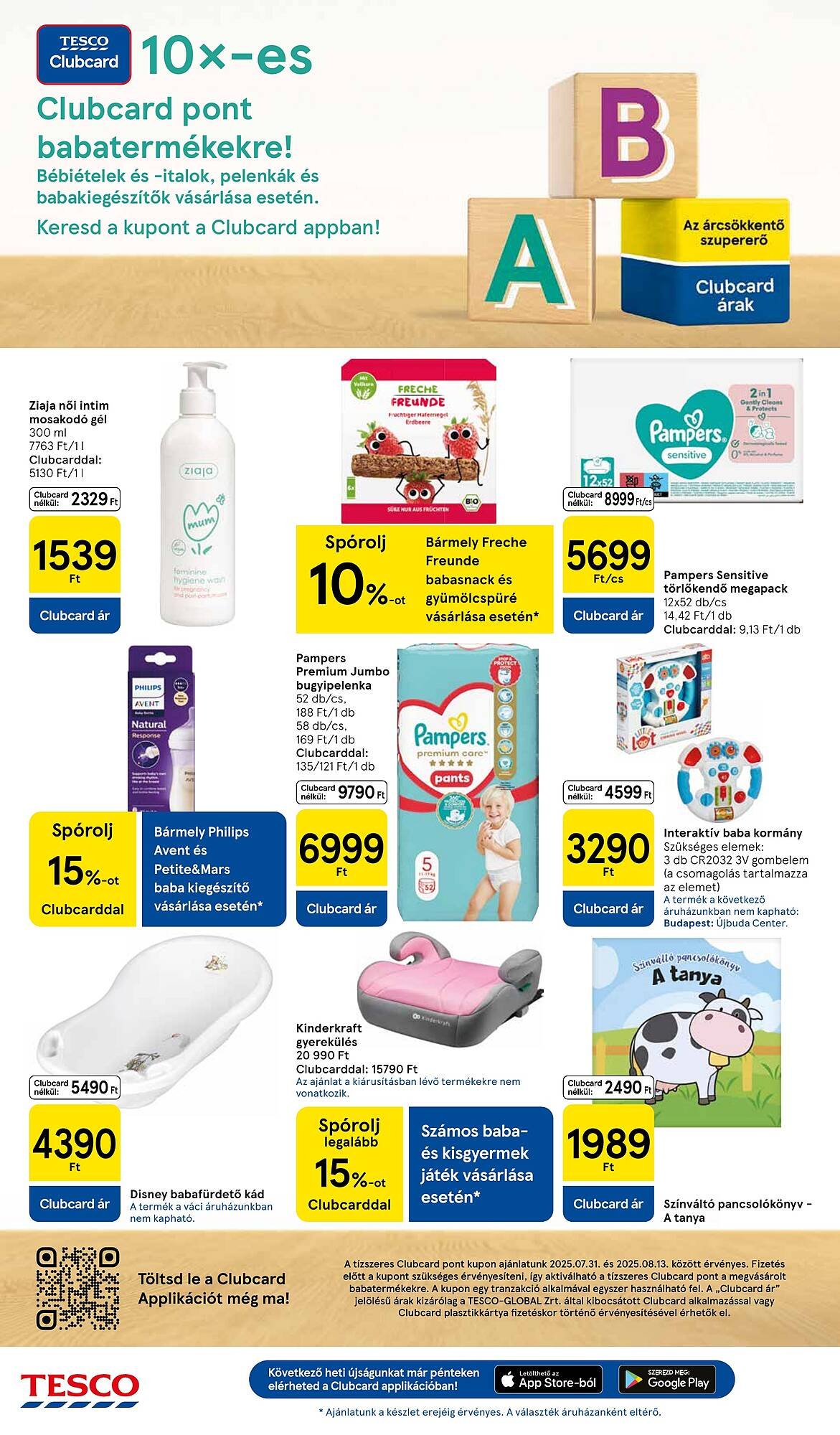Tesco akciós újság (2025-08-07 - 2025-08-13)