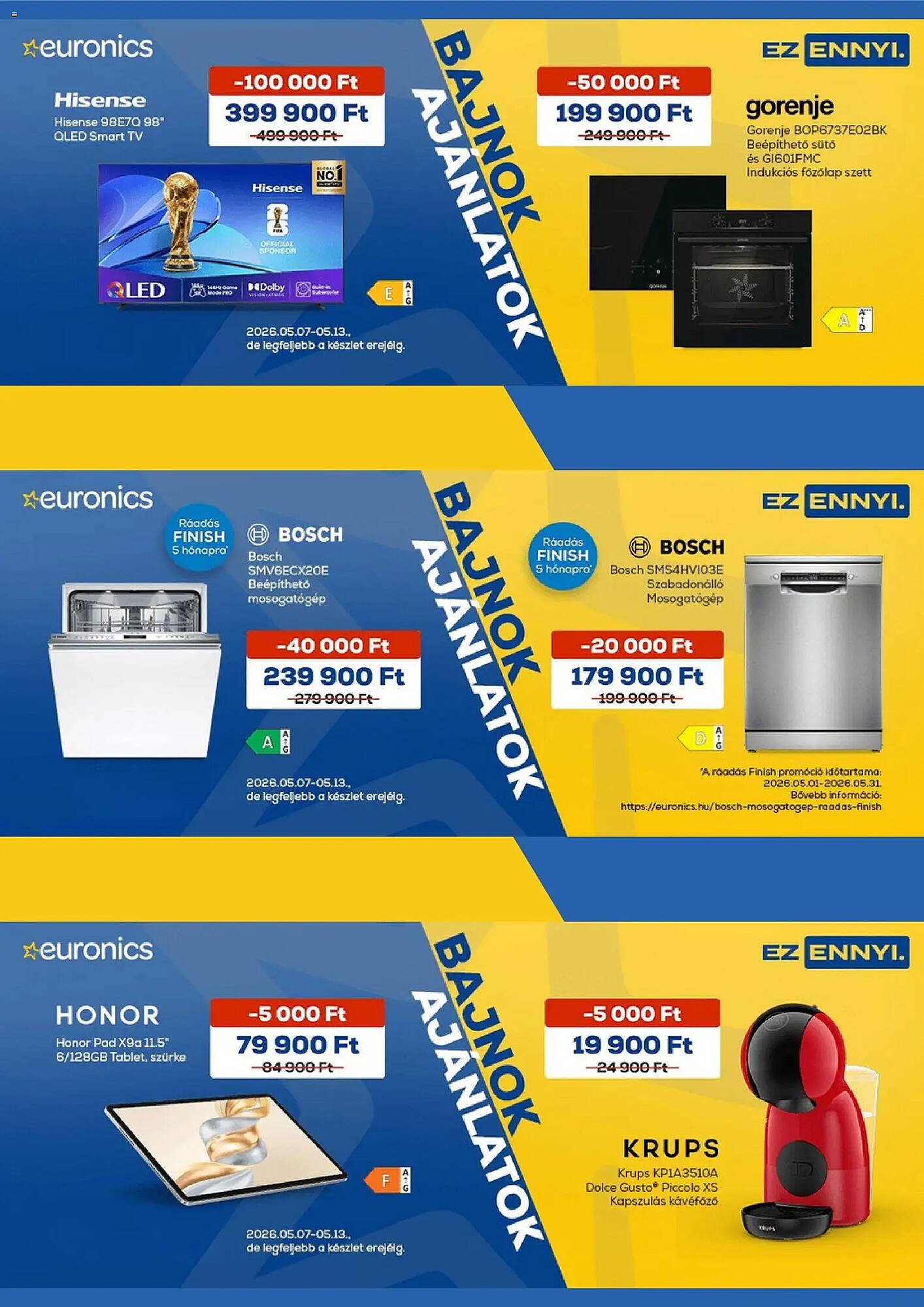 Euronics akciós újság (2026-05-07 - 2026-05-13)