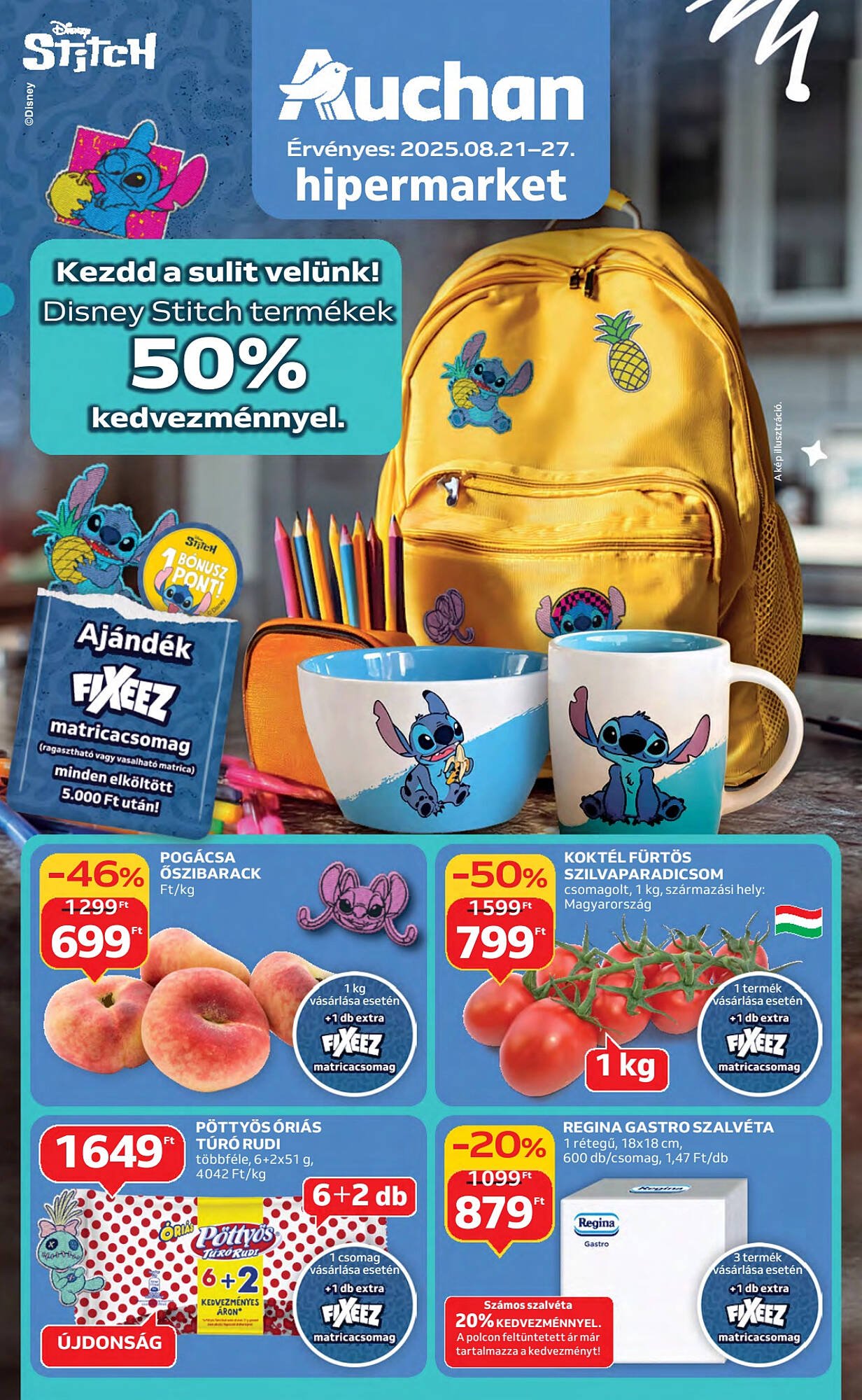 Auchan akciós újság (2025-08-21 - 2025-08-27)