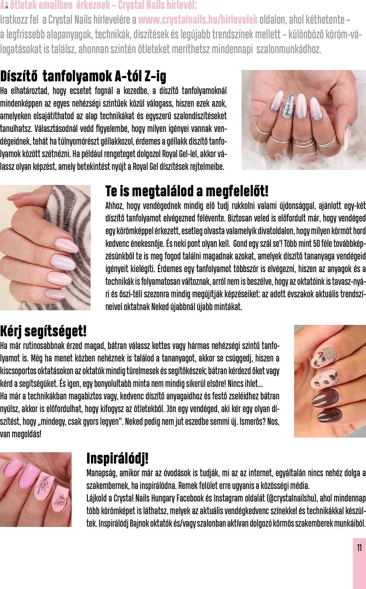 Crystal Nails akciós újság (2025-09-07 - 2025-11-30)