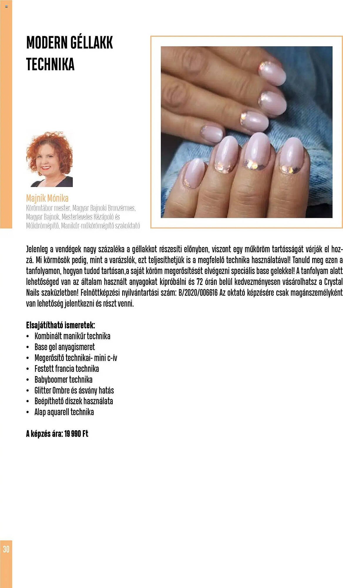 Crystal Nails akciós újság (2025-09-07 - 2025-11-30)