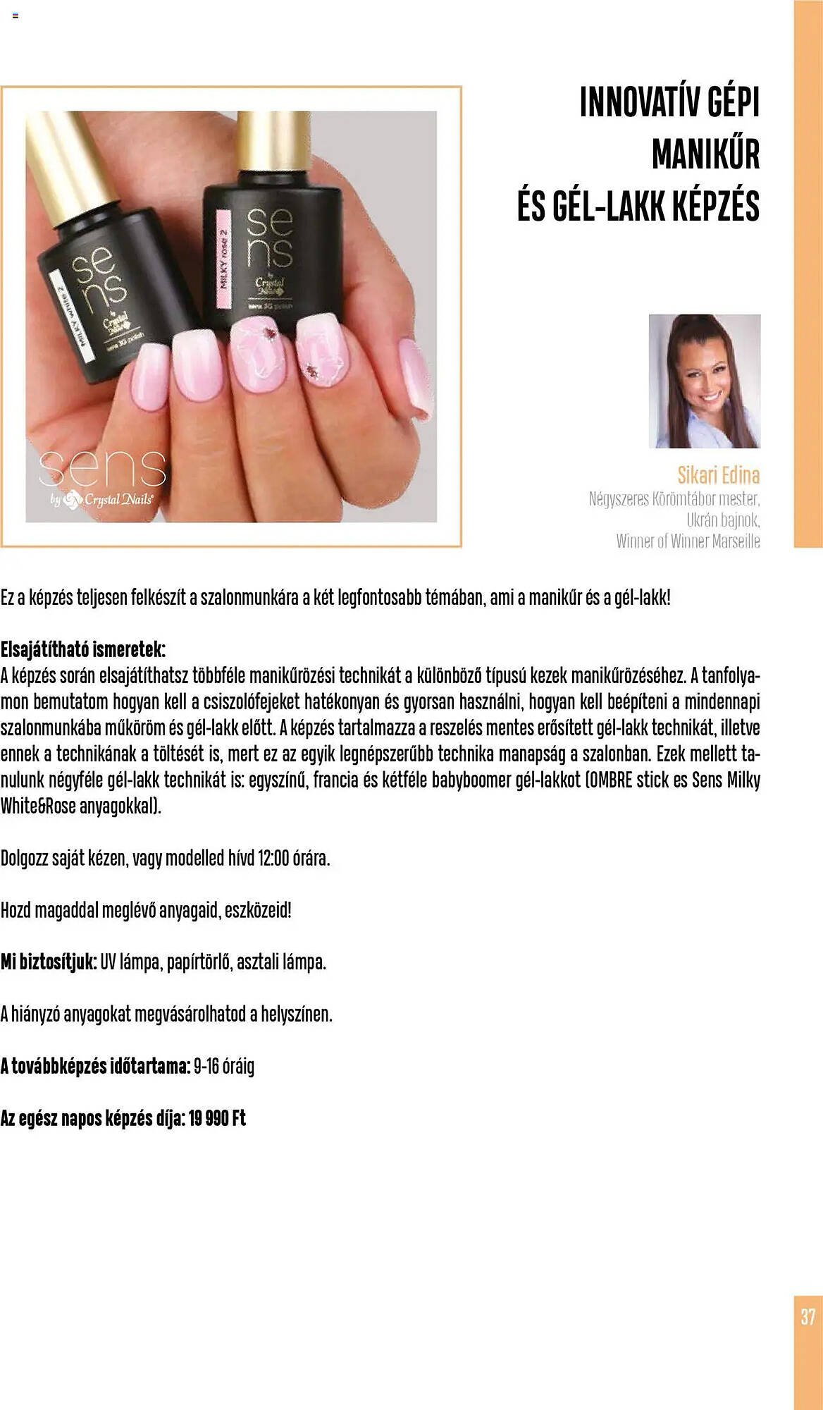 Crystal Nails akciós újság (2025-09-07 - 2025-11-30)