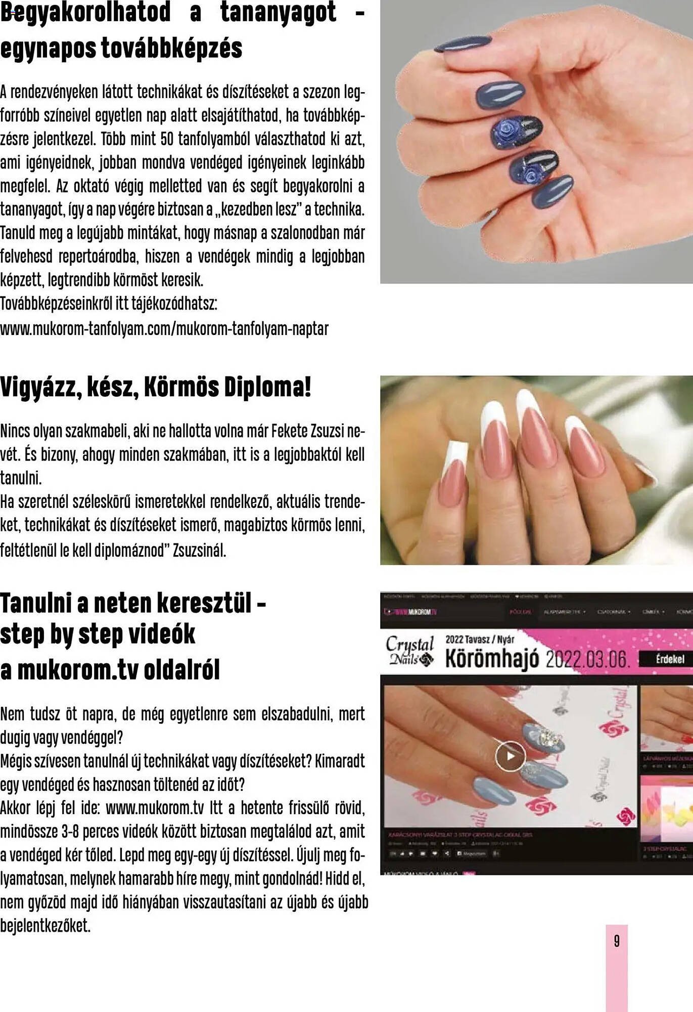 Crystal Nails akciós újság (2025-09-07 - 2025-11-30)