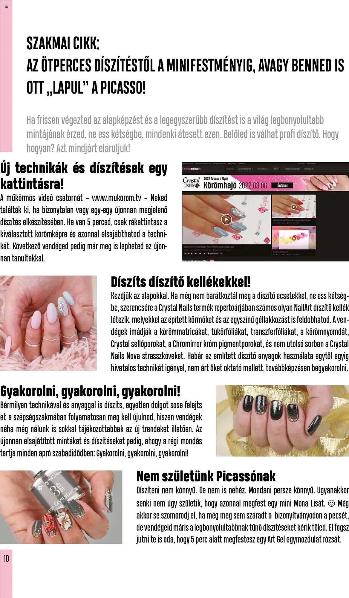 Crystal Nails akciós újság (2025-09-07 - 2025-11-30)