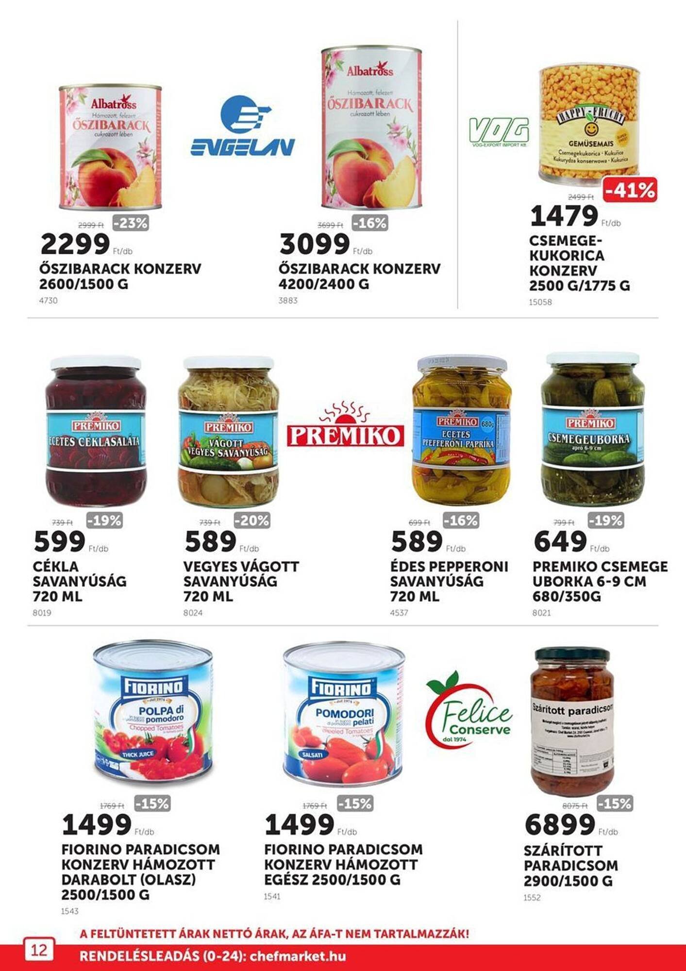 Chef Market akciós újság (2025-09-01 - 2025-09-30)