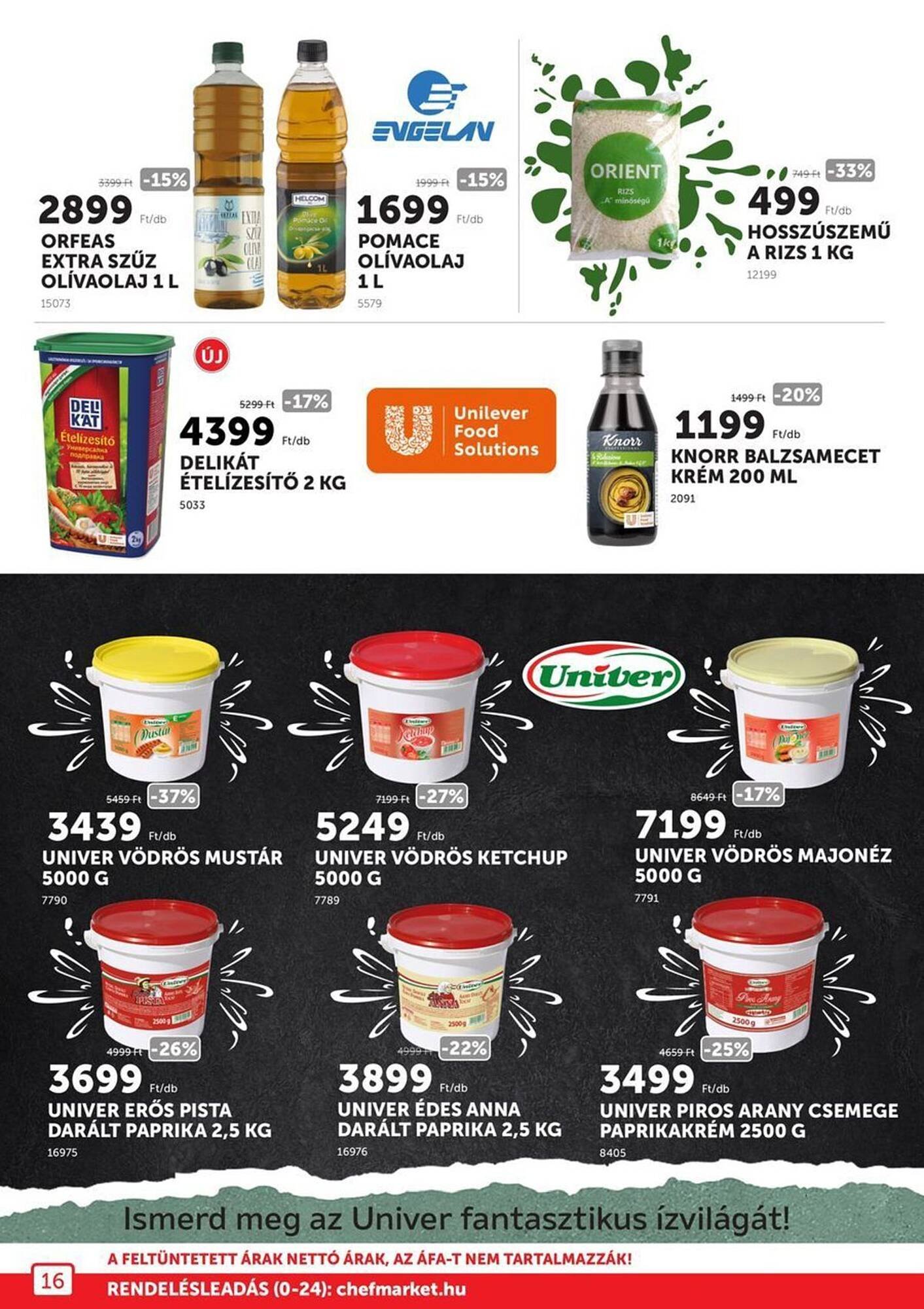 Chef Market akciós újság (2025-09-01 - 2025-09-30)