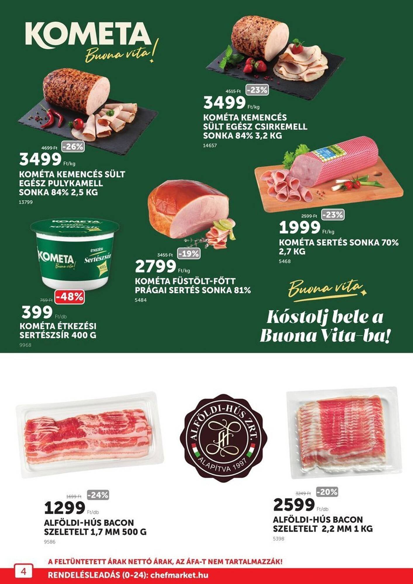 Chef Market akciós újság (2025-09-01 - 2025-09-30)