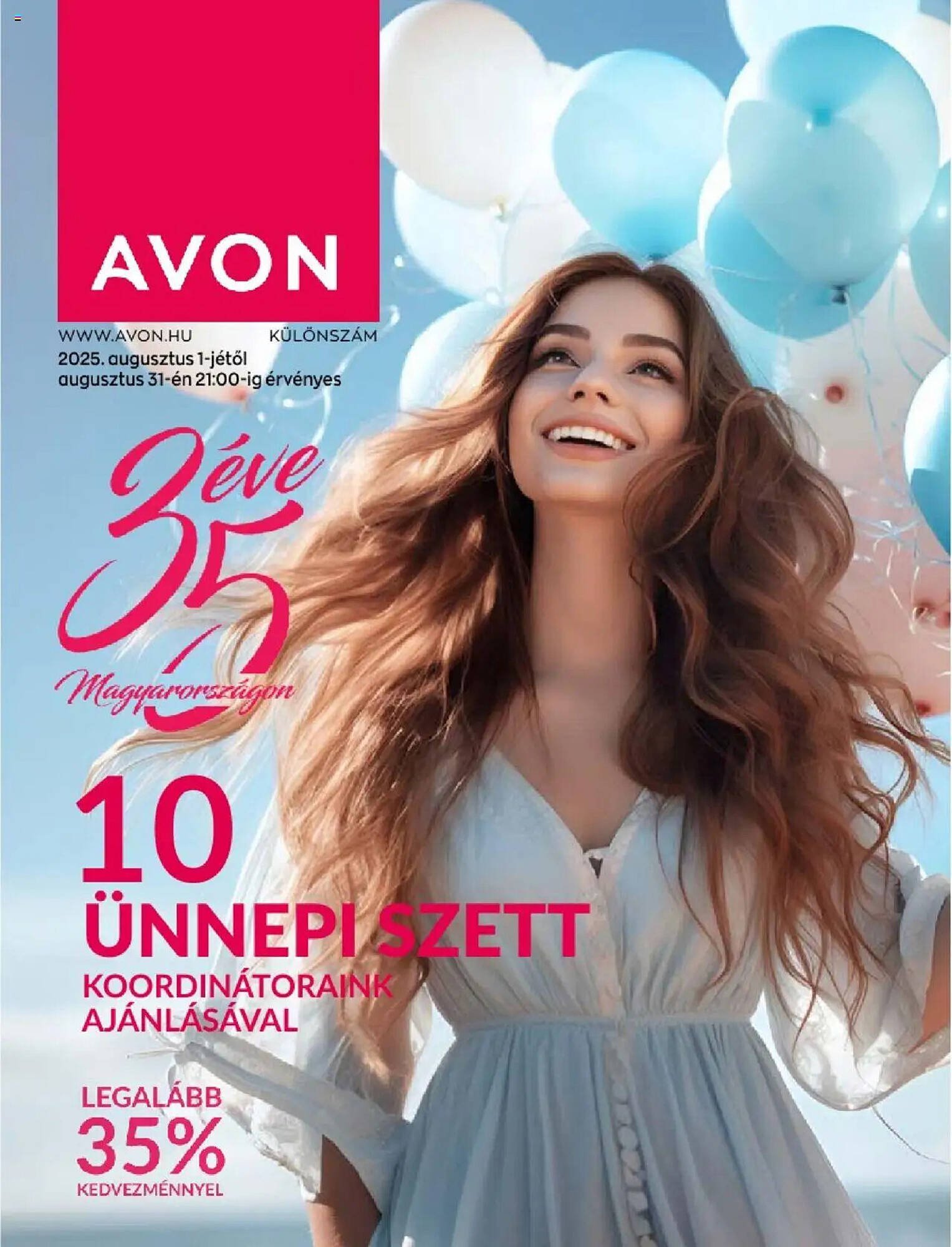 AVON akciós újság (2025-08-01 - 2025-08-31)