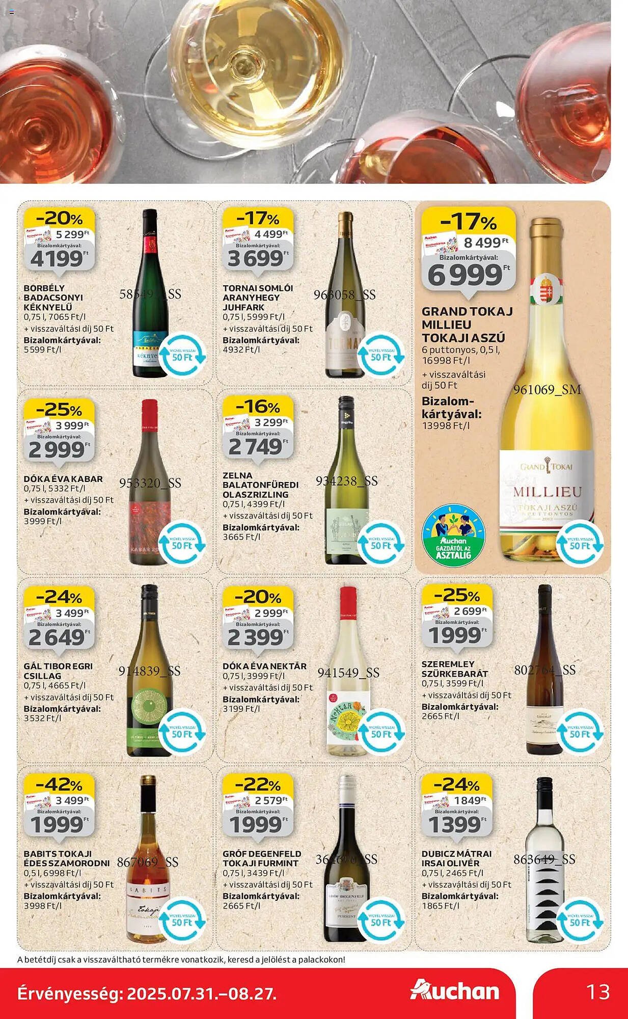 Auchan akciós újság (2025-07-31 - 2025-08-13)