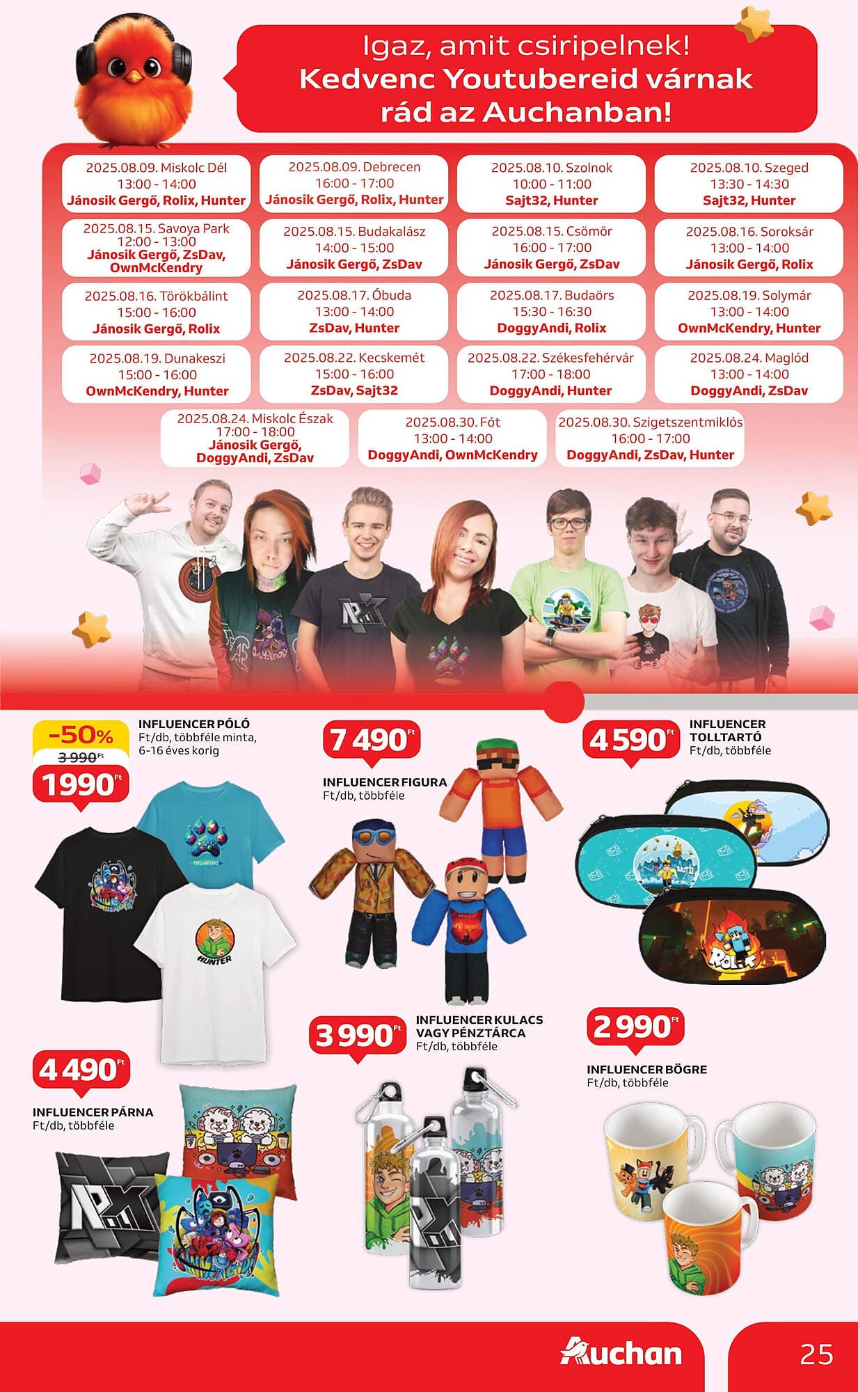 Auchan akciós újság (2025-08-07 - 2025-08-19)