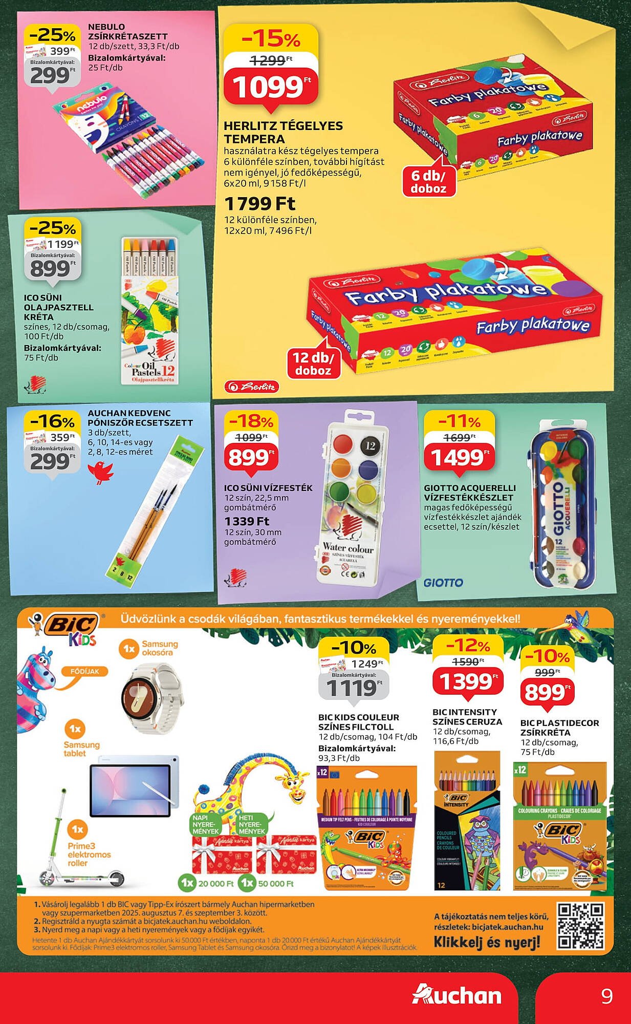 Auchan akciós újság (2025-08-07 - 2025-08-19)