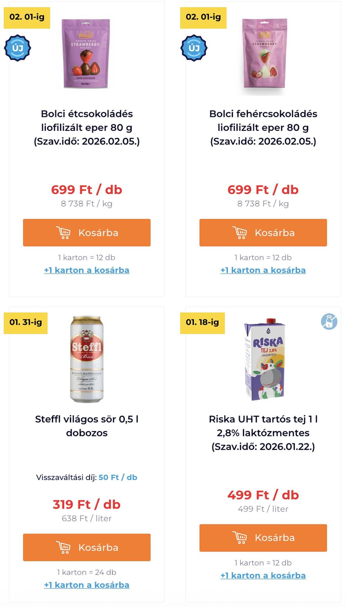 GRoby akciós újság (2026-01-12 - 2026-02-01)