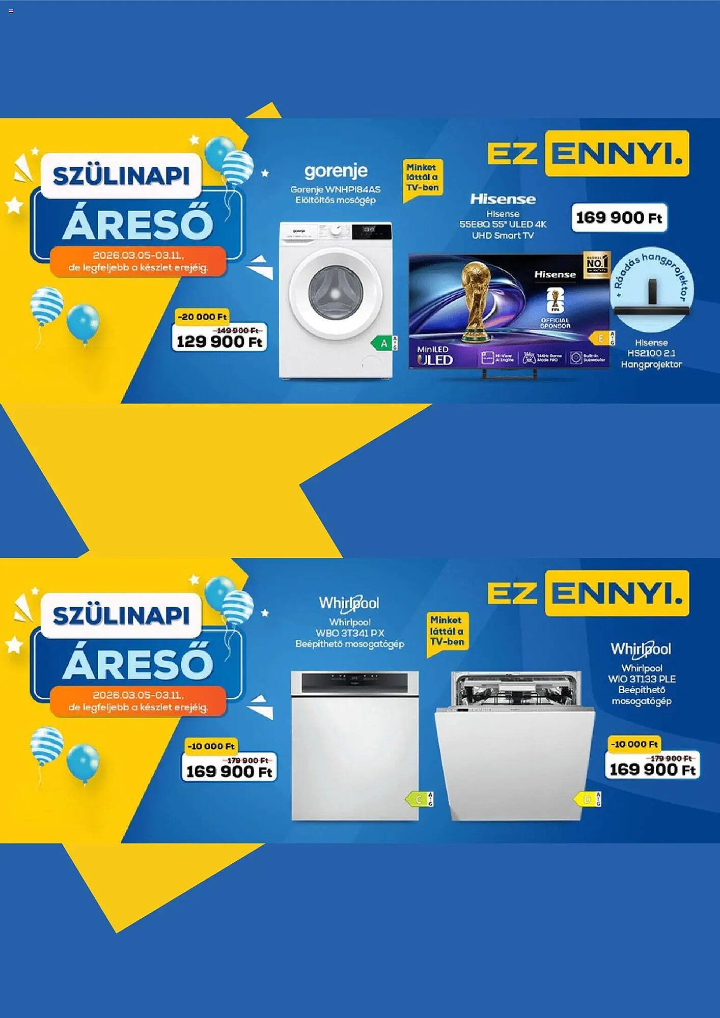 Euronics akciós újság (2026-03-05 - 2026-03-11)